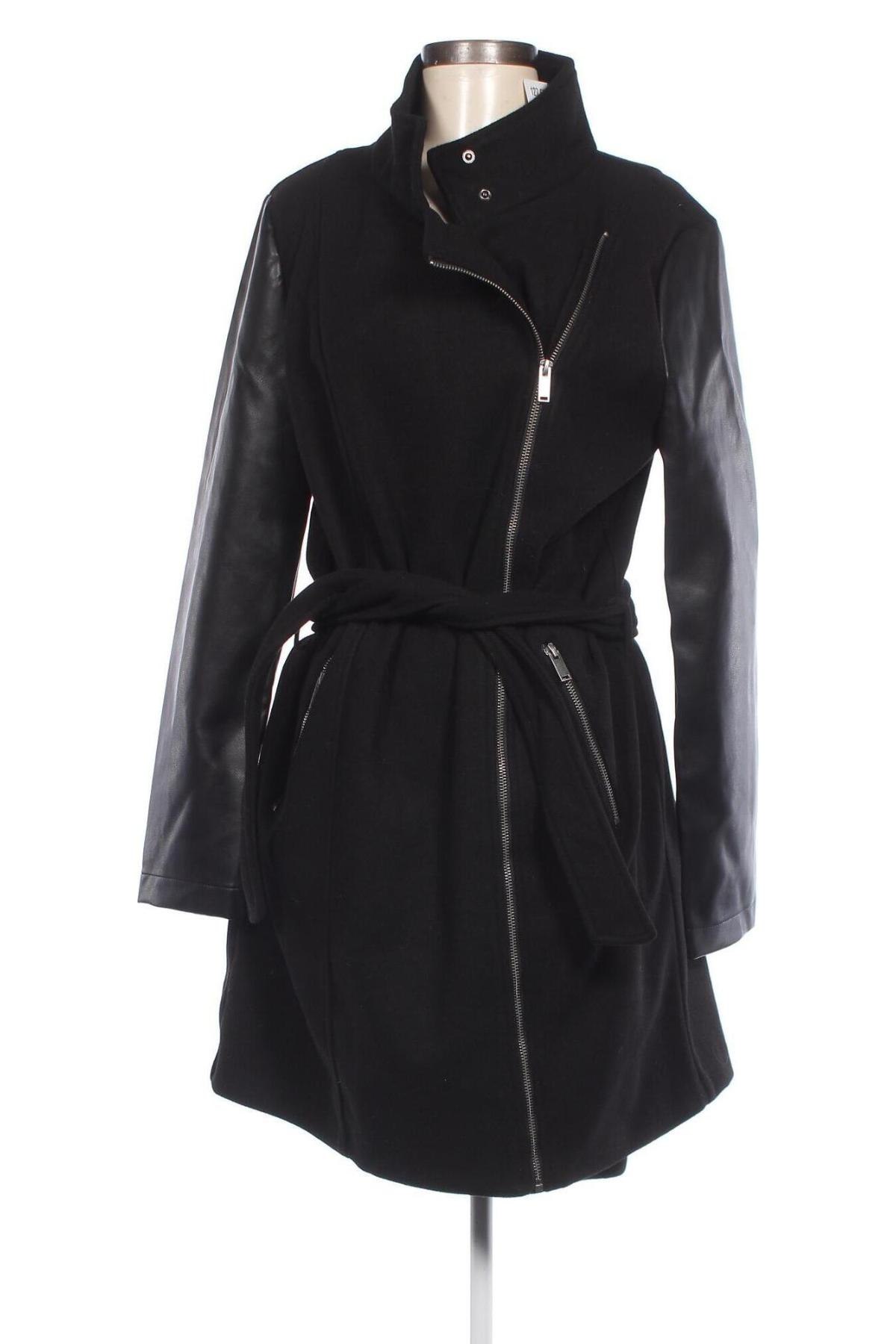 Дамско палто Vero Moda, Размер L, Цвят Черен, Цена 70,68 лв.