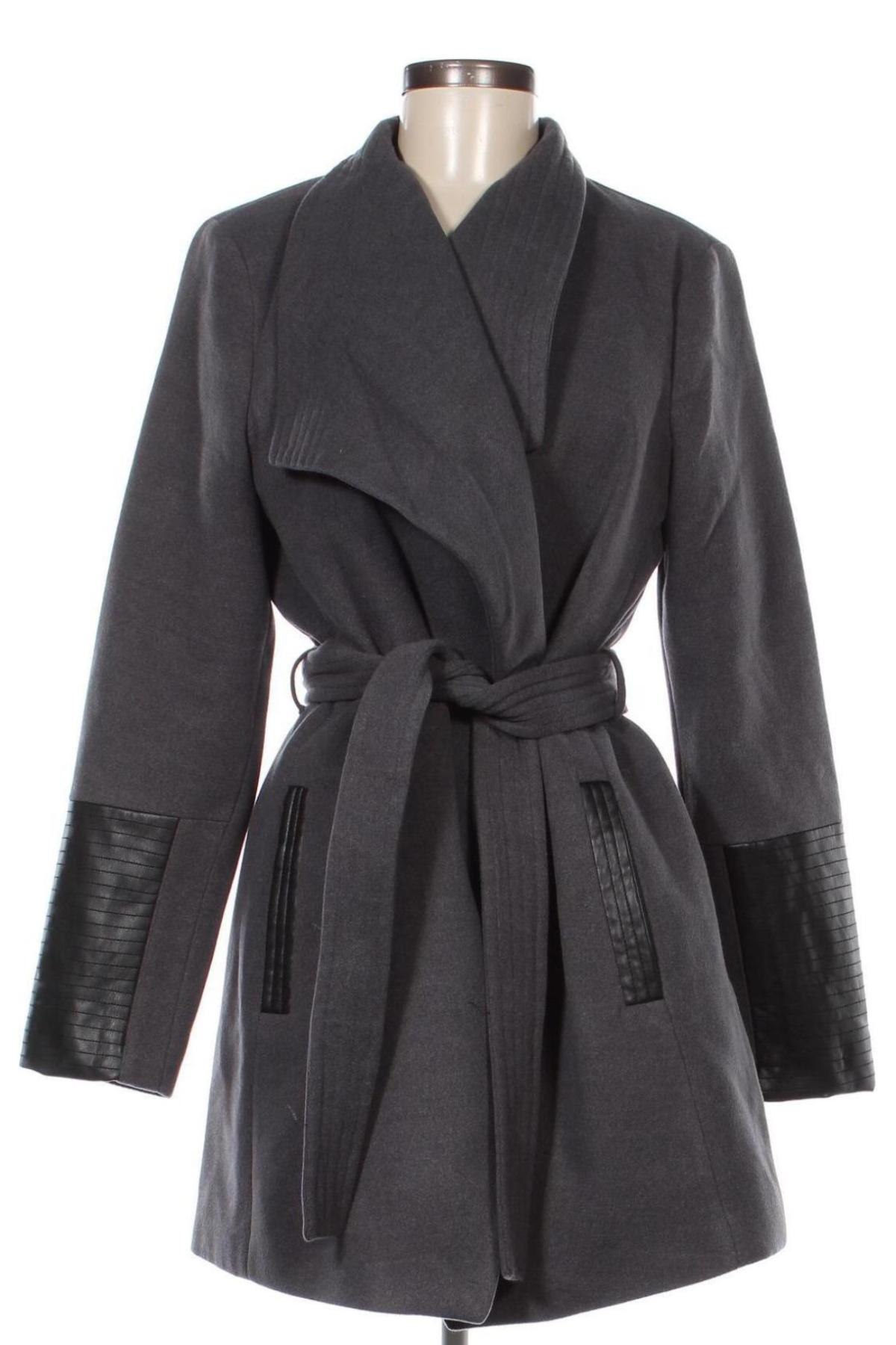 Дамско палто Vero Moda, Размер L, Цвят Сив, Цена 63,24 лв.