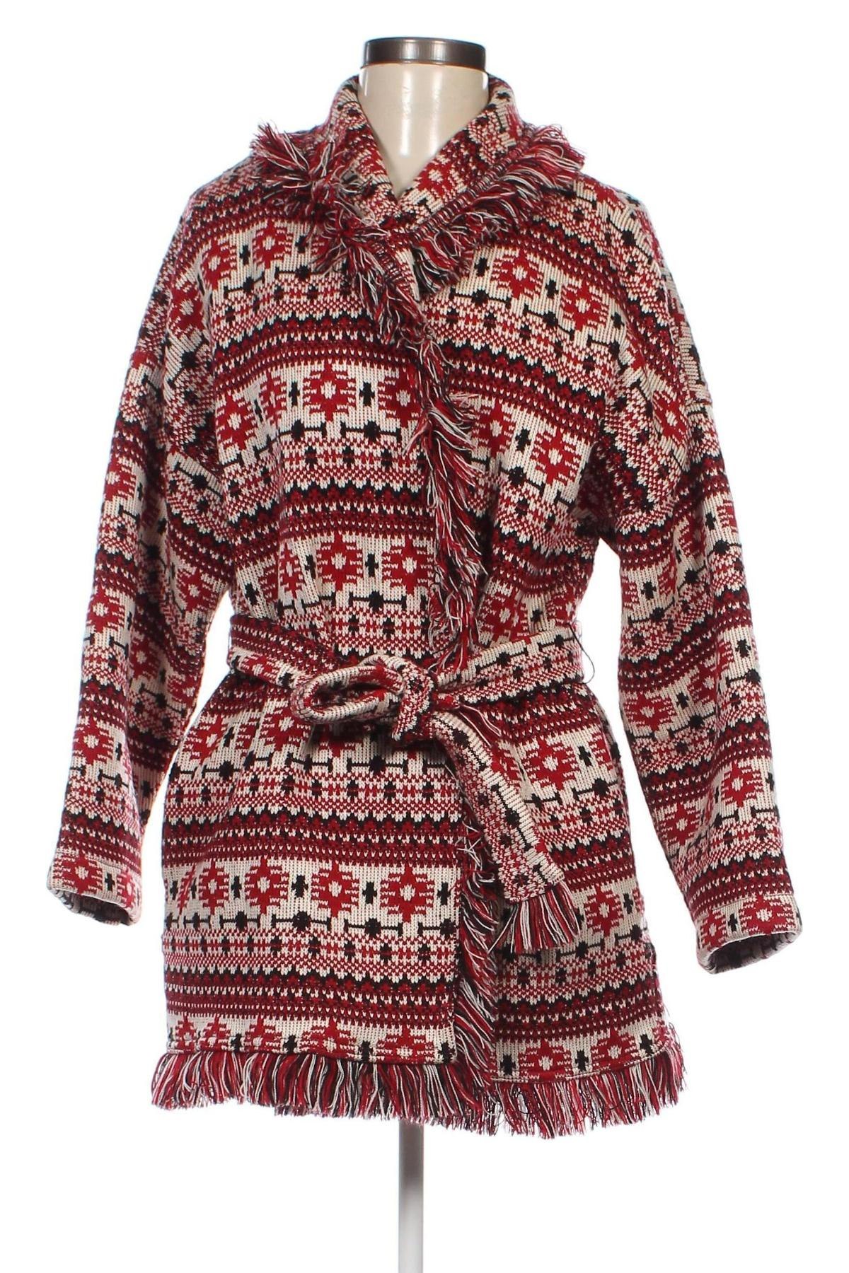 Дамско палто Zara, Размер M, Цвят Многоцветен, Цена 38,08 лв.
