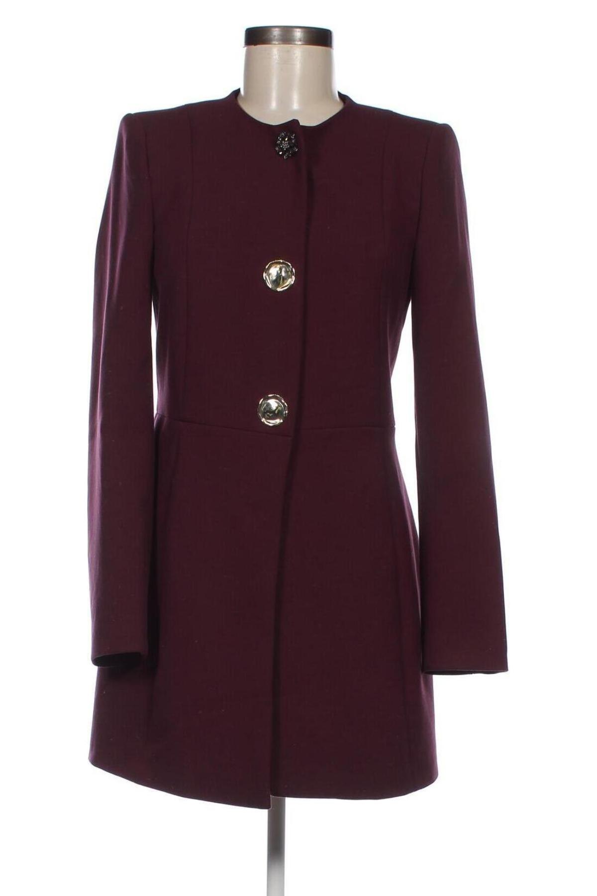 Dámský kabát  Zara, Velikost M, Barva Červená, Cena  1 192,00 Kč