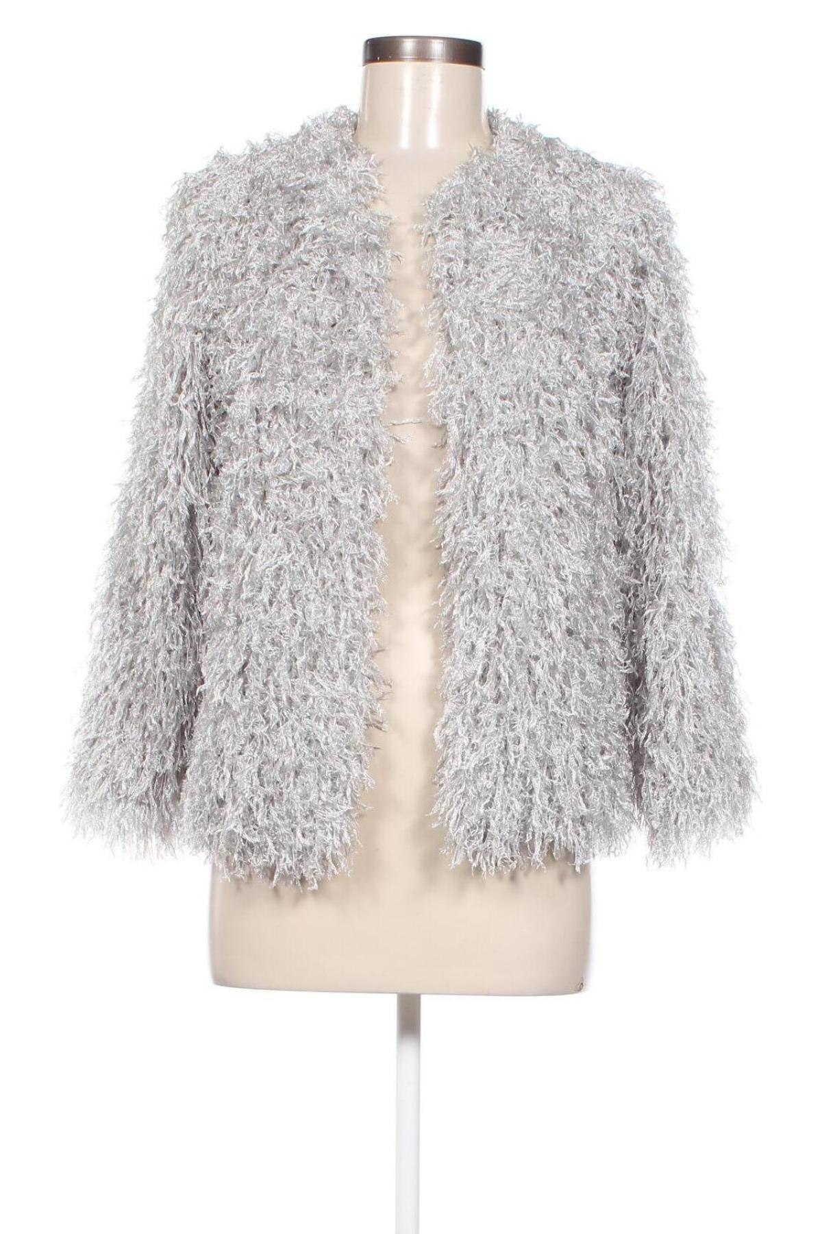 Дамско палто Zara, Размер M, Цвят Сив, Цена 47,90 лв.