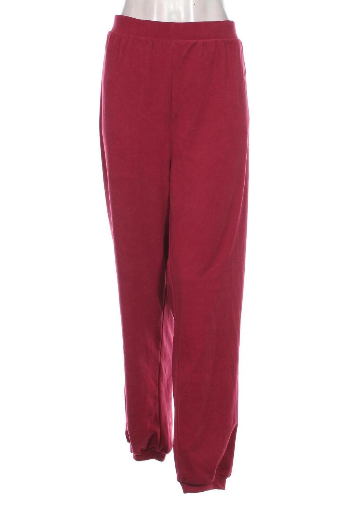 Γυναικείο παντελόνι fleece, Μέγεθος XXL, Χρώμα Κόκκινο, Τιμή 9,87 €