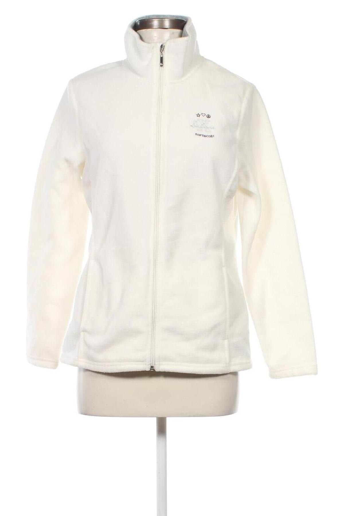 Damen Fleece Oberteil  Canda, Größe S, Farbe Weiß, Preis 6,79 €