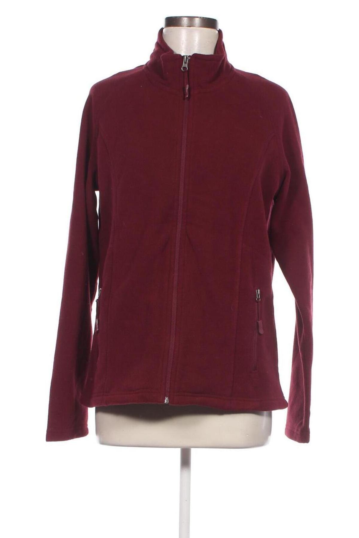 Damen Fleece Oberteil  Crane, Größe M, Farbe Rot, Preis 9,50 €