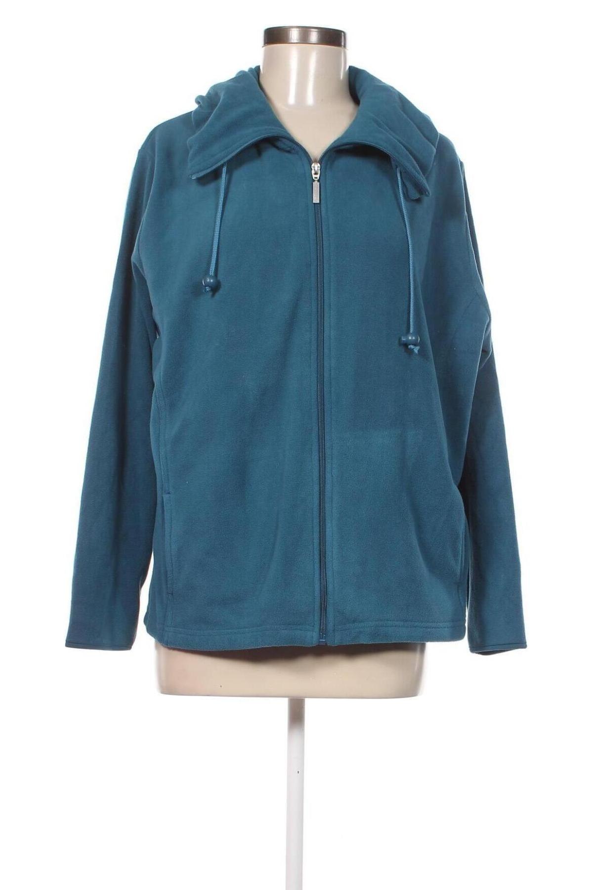 Γυναικεία ζακέτα fleece Michele Boyard, Μέγεθος XXL, Χρώμα Μπλέ, Τιμή 12,06 €