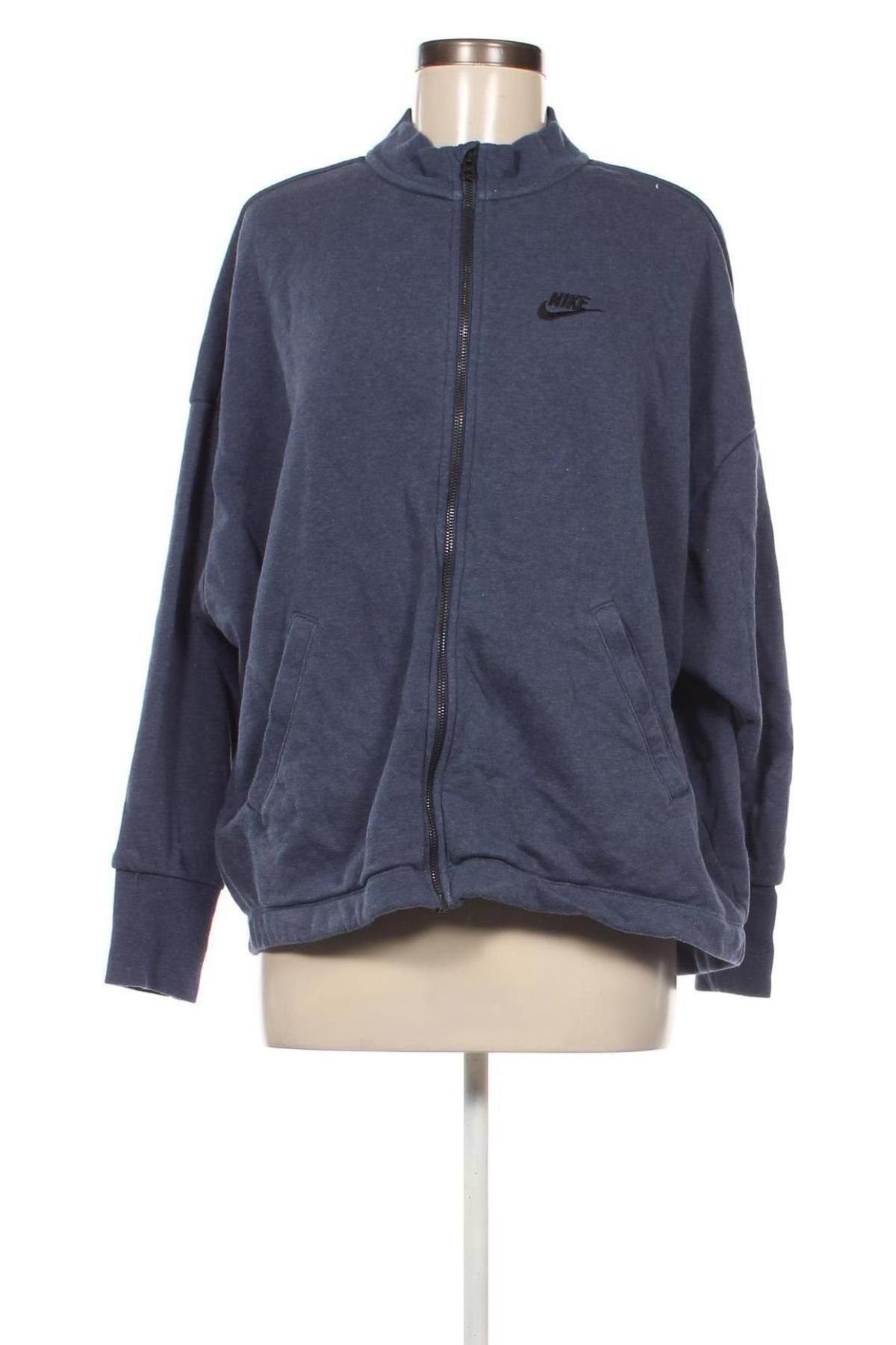 Damen Fleece Oberteil  Nike, Größe S, Farbe Blau, Preis 26,72 €