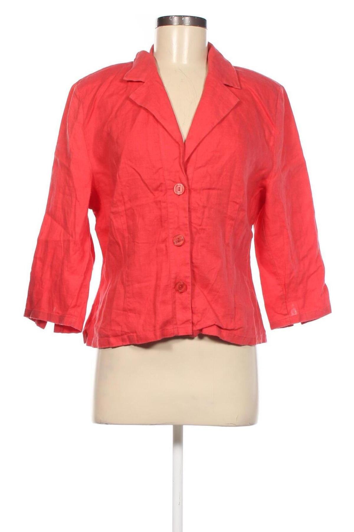 Damen Blazer, Größe L, Farbe Rot, Preis 15,35 €