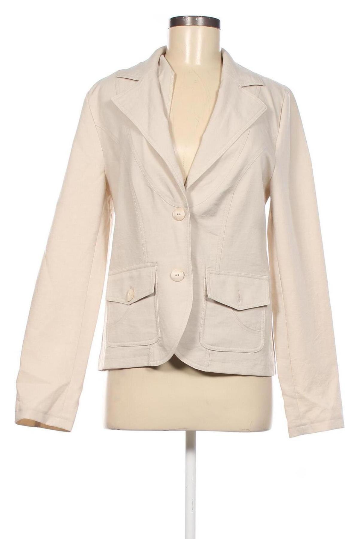 Damen Blazer, Größe L, Farbe Beige, Preis 14,82 €