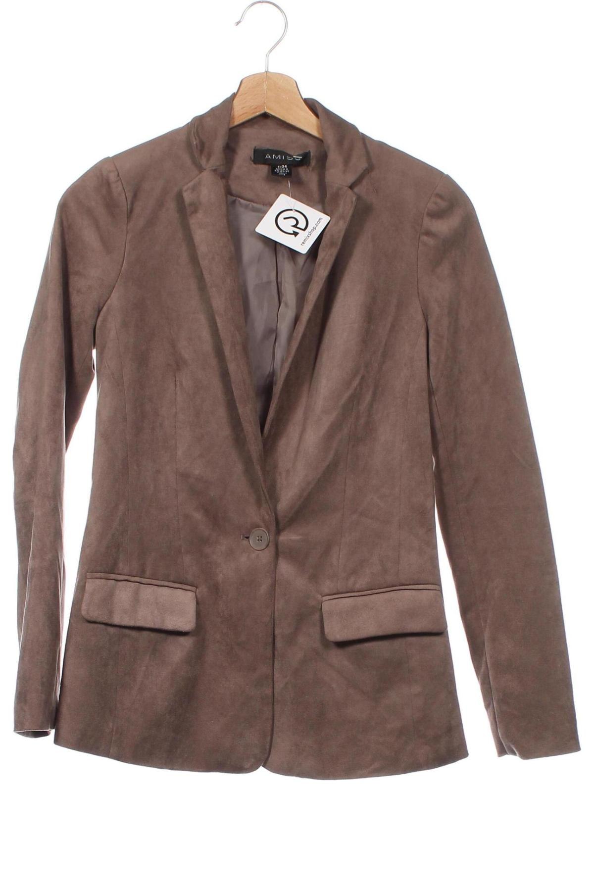 Damen Blazer Amisu, Größe XS, Farbe Braun, Preis € 10,00