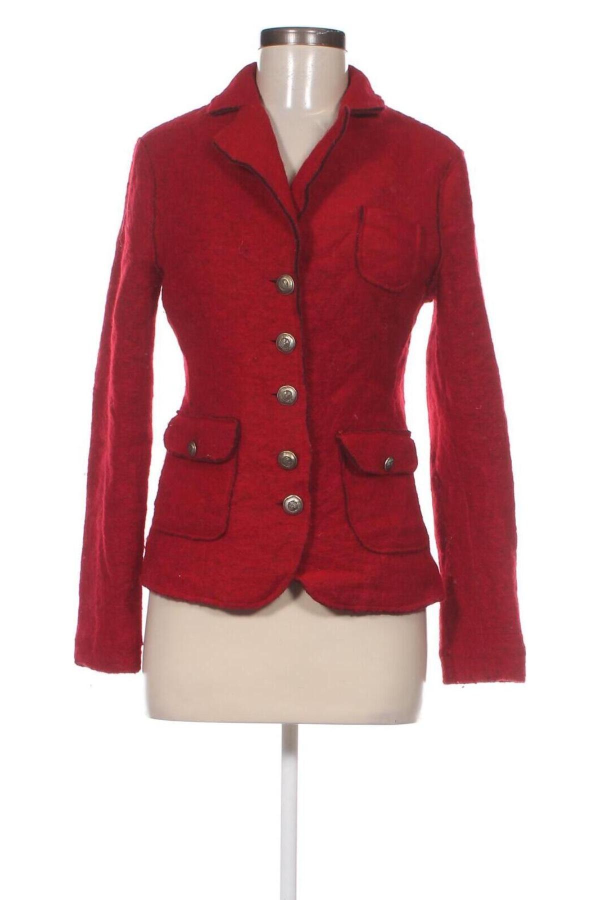 Дамско сако Emily West, Размер S, Цвят Червен, Цена 17,92 лв.