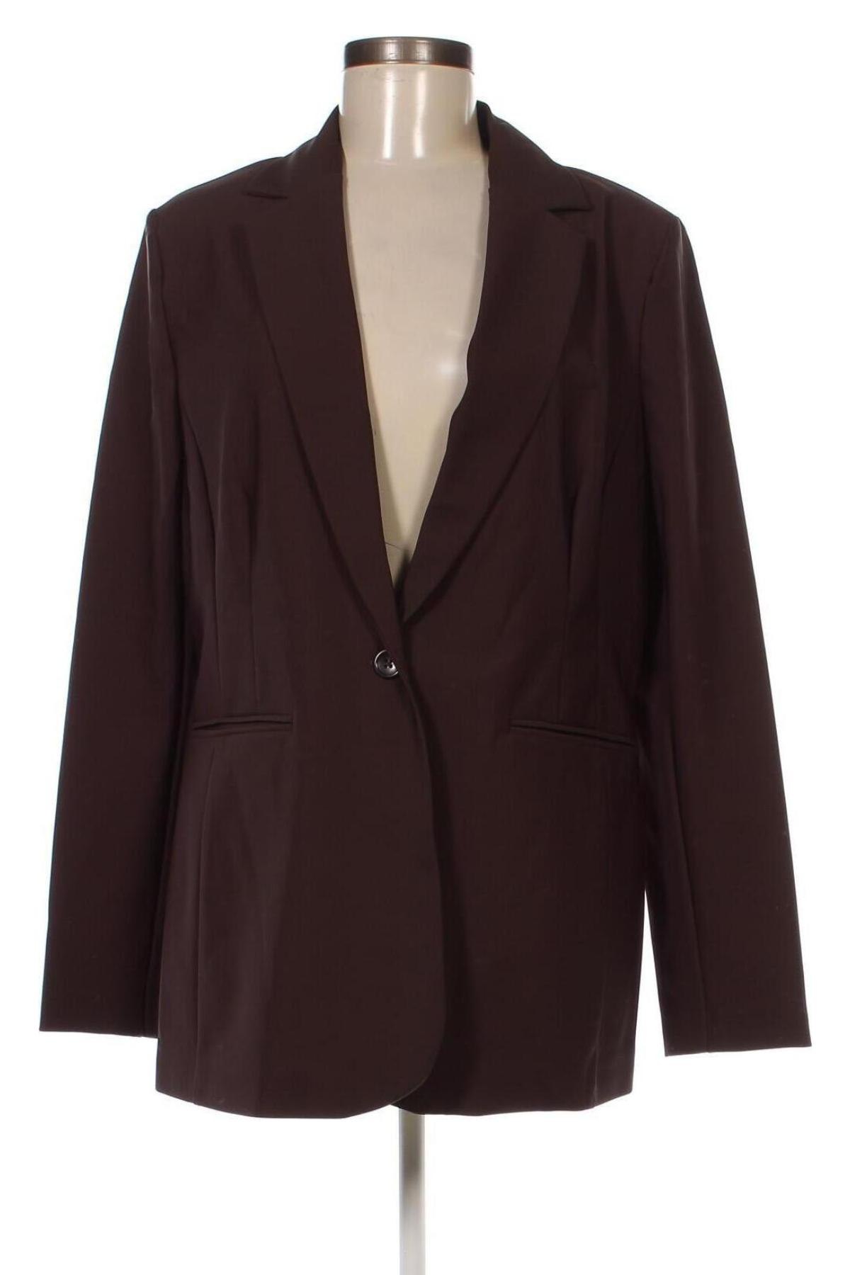 Γυναικείο σακάκι F&F, Μέγεθος XL, Χρώμα Καφέ, Τιμή 15,31 €