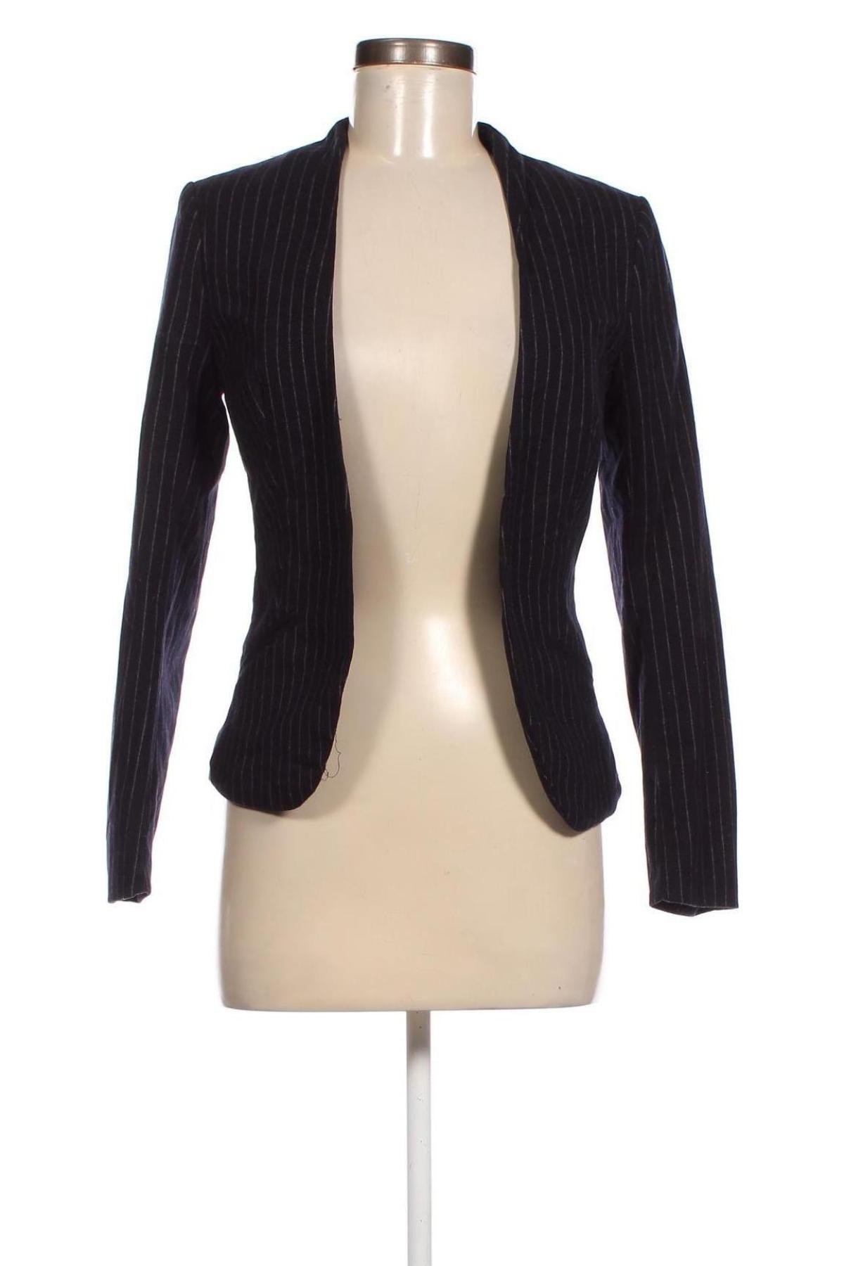 Γυναικείο σακάκι H&M, Μέγεθος XS, Χρώμα Μπλέ, Τιμή 10,89 €