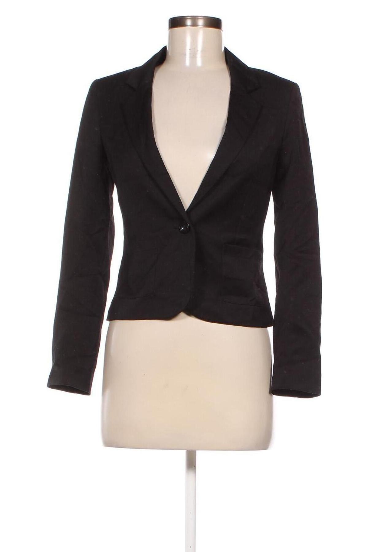 Γυναικείο σακάκι H&M Divided, Μέγεθος XS, Χρώμα Μαύρο, Τιμή 12,25 €