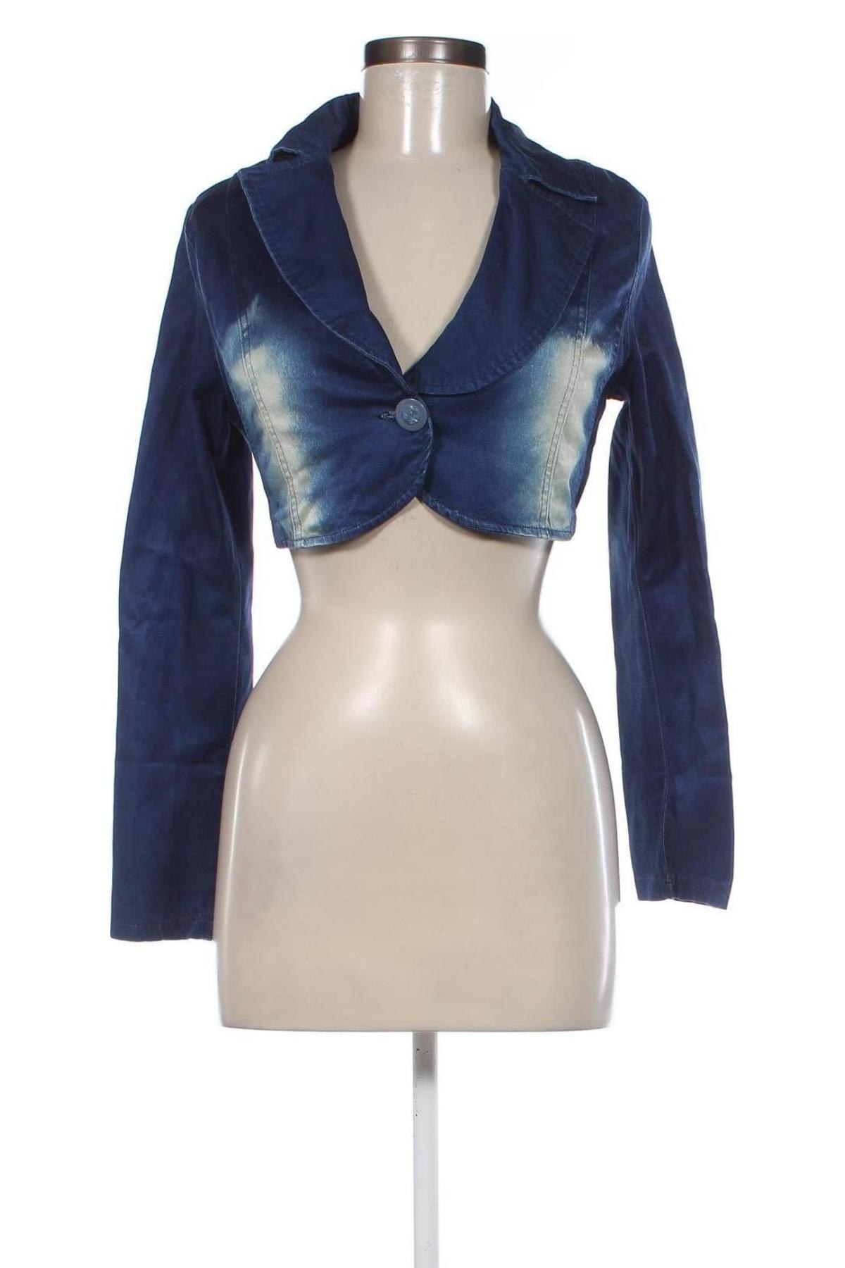 Γυναικείο σακάκι Hopanni, Μέγεθος L, Χρώμα Μπλέ, Τιμή 12,16 €