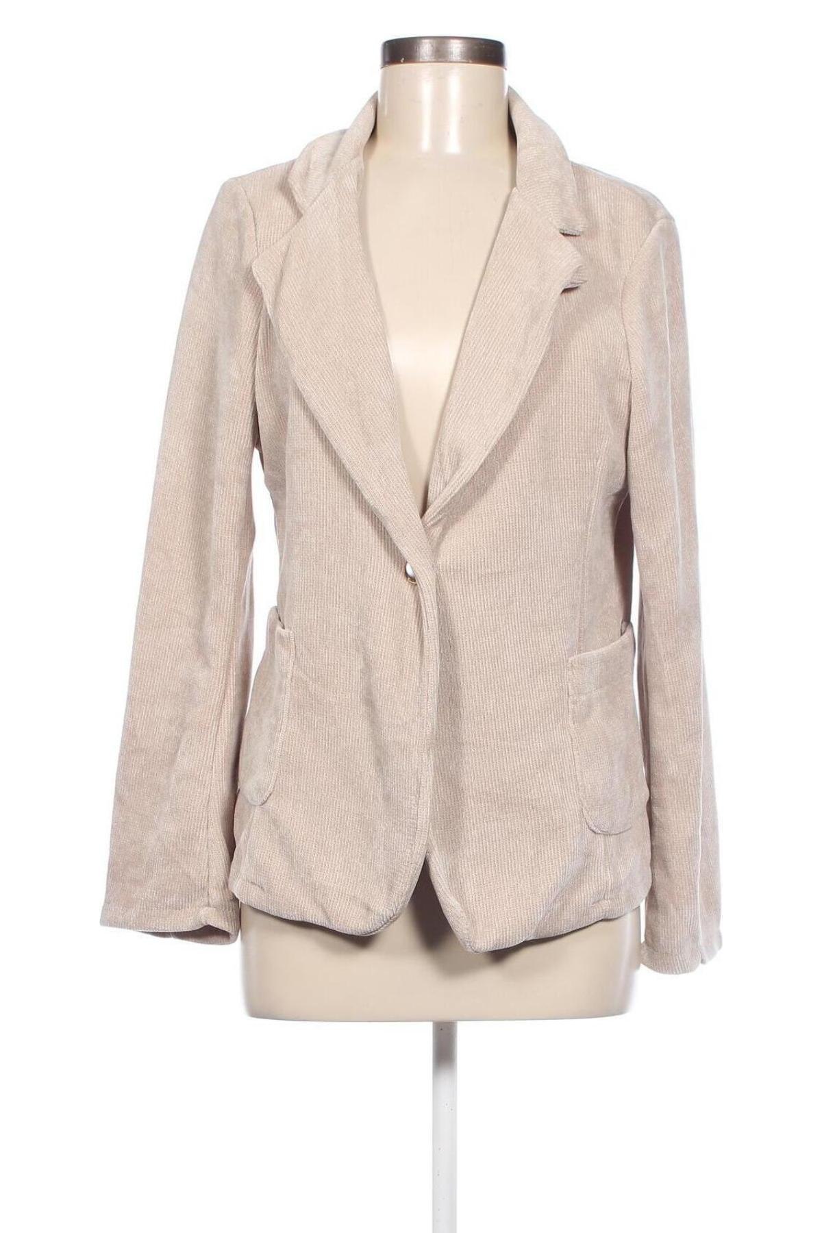 Damen Blazer MAYA, Größe L, Farbe Beige, Preis € 3,99