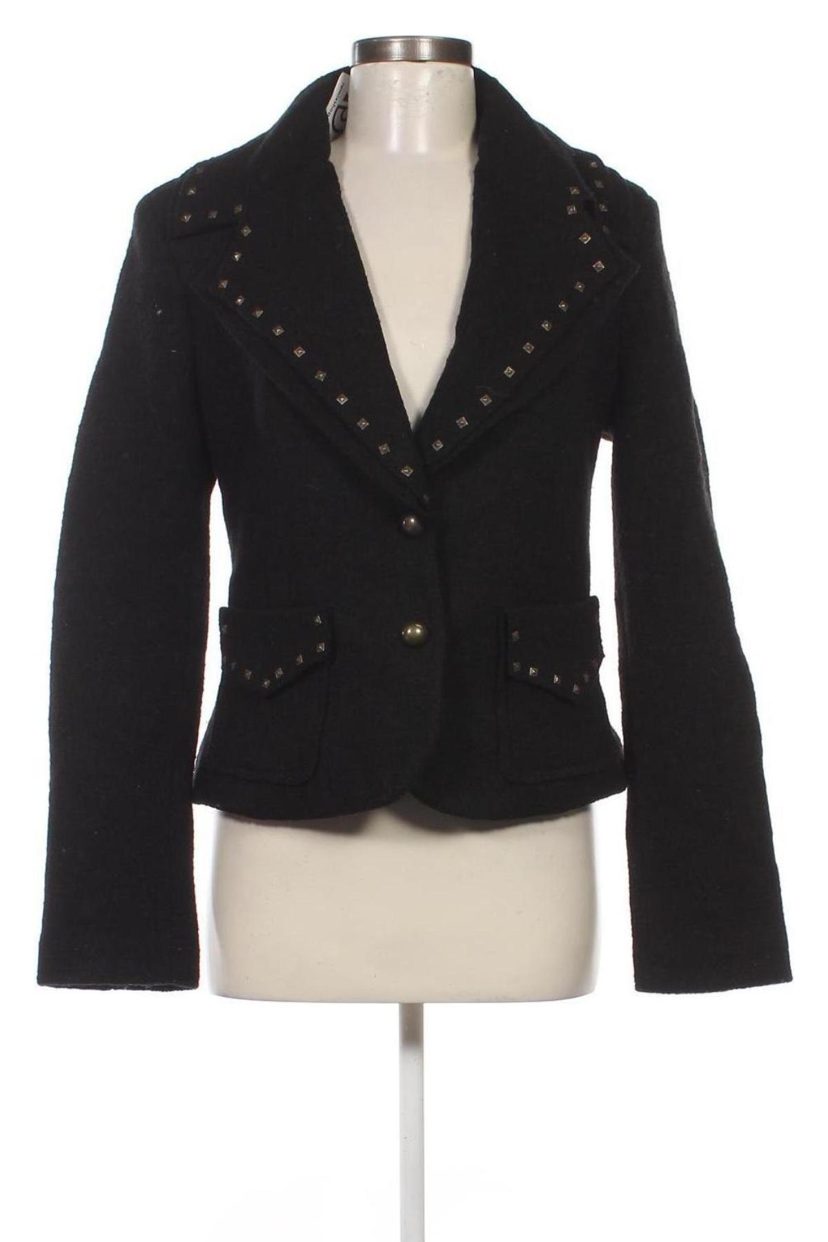 Damen Blazer Made In Italy, Größe L, Farbe Schwarz, Preis 14,99 €