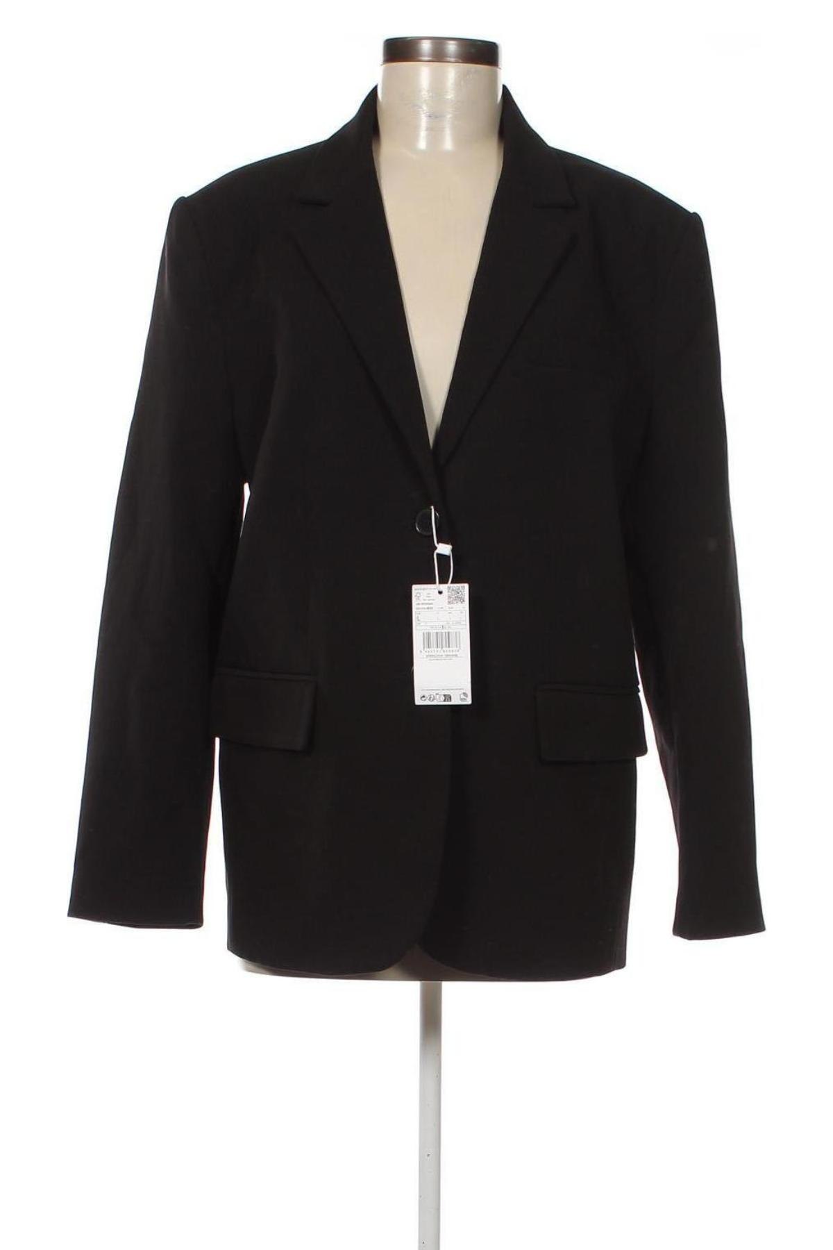 Damen Blazer Mango, Größe L, Farbe Schwarz, Preis 19,18 €