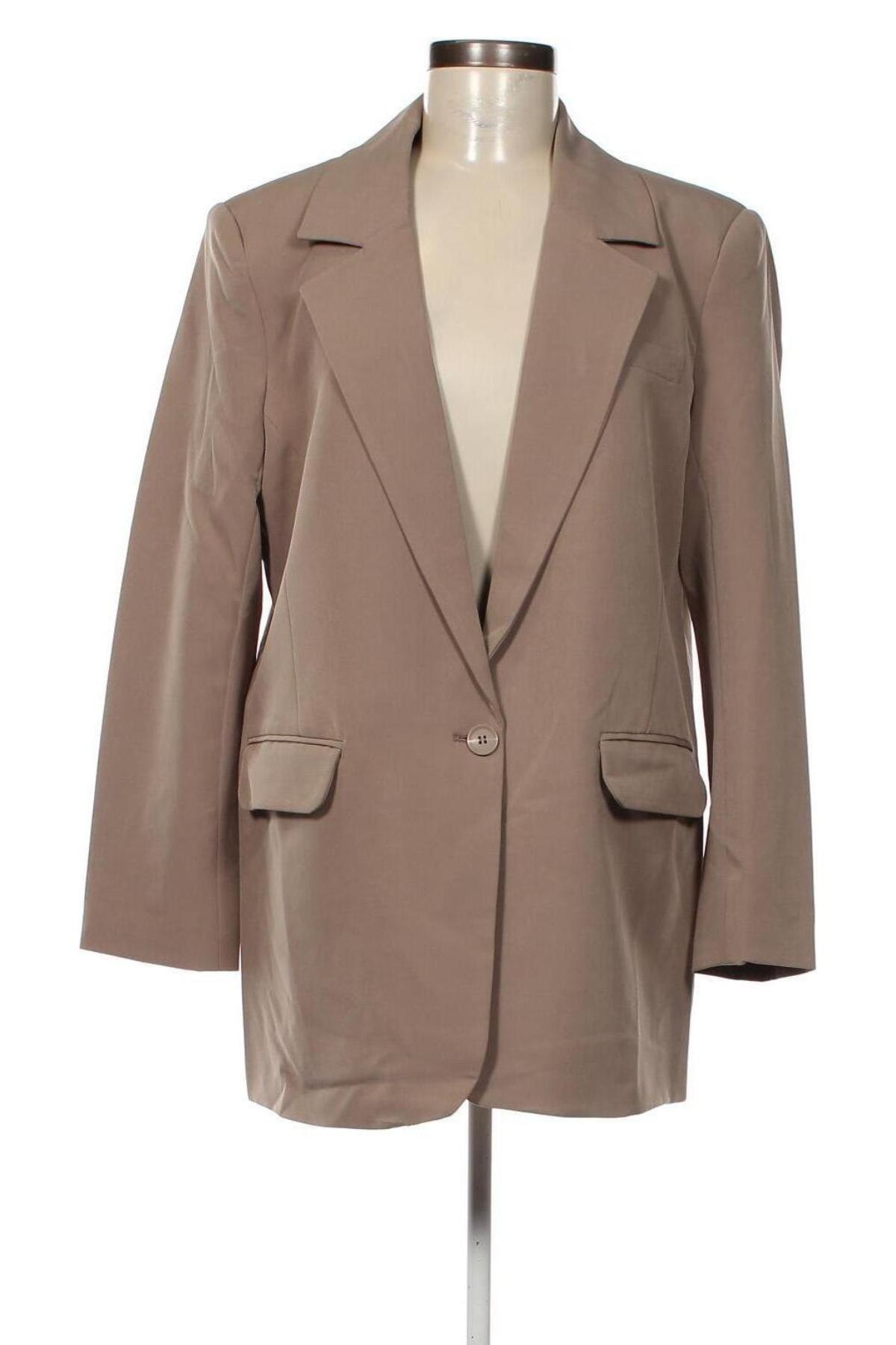 Γυναικείο σακάκι ONLY, Μέγεθος XL, Χρώμα  Μπέζ, Τιμή 19,18 €
