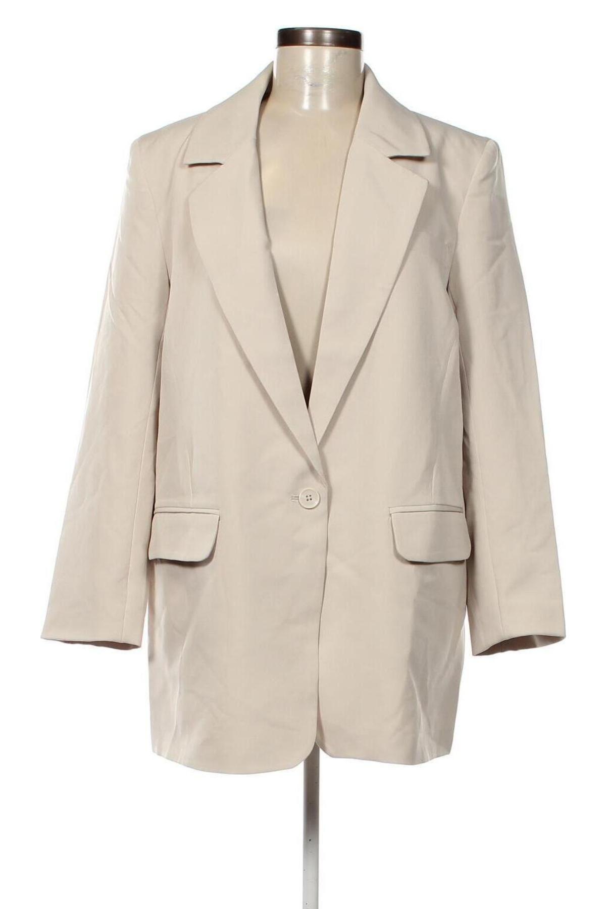 Γυναικείο σακάκι ONLY, Μέγεθος M, Χρώμα Εκρού, Τιμή 16,30 €