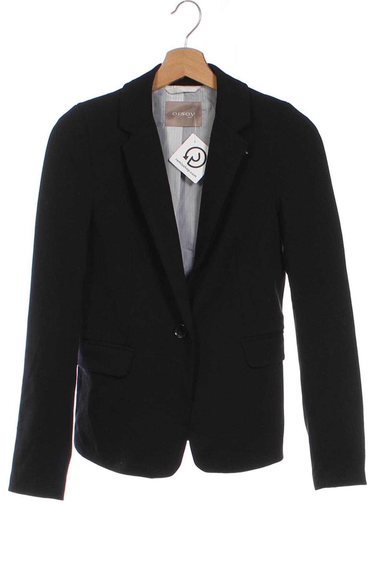 Дамско сако Orsay, Размер XS, Цвят Черен, Цена 19,80 лв.