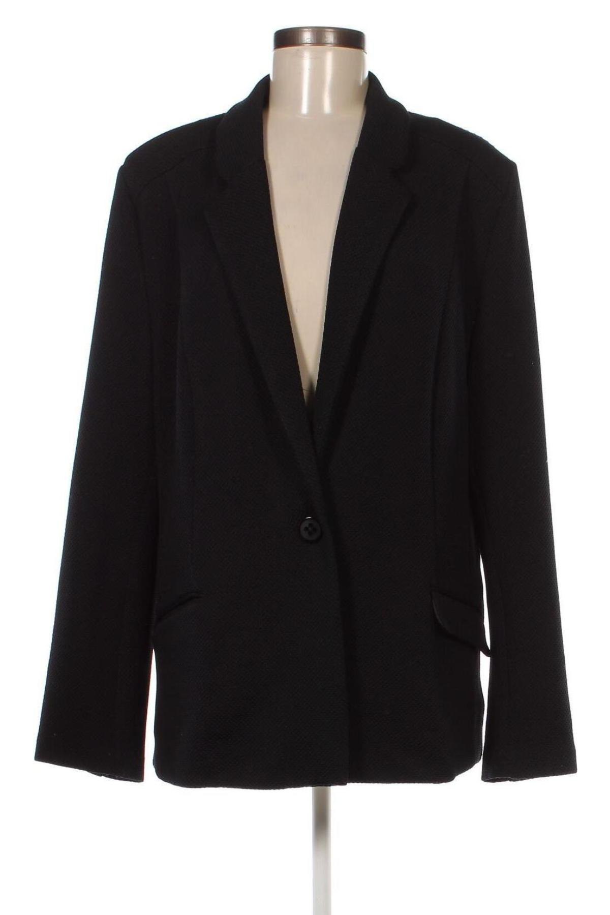 Дамско сако Patrizia Dini, Размер XL, Цвят Черен, Цена 32,40 лв.