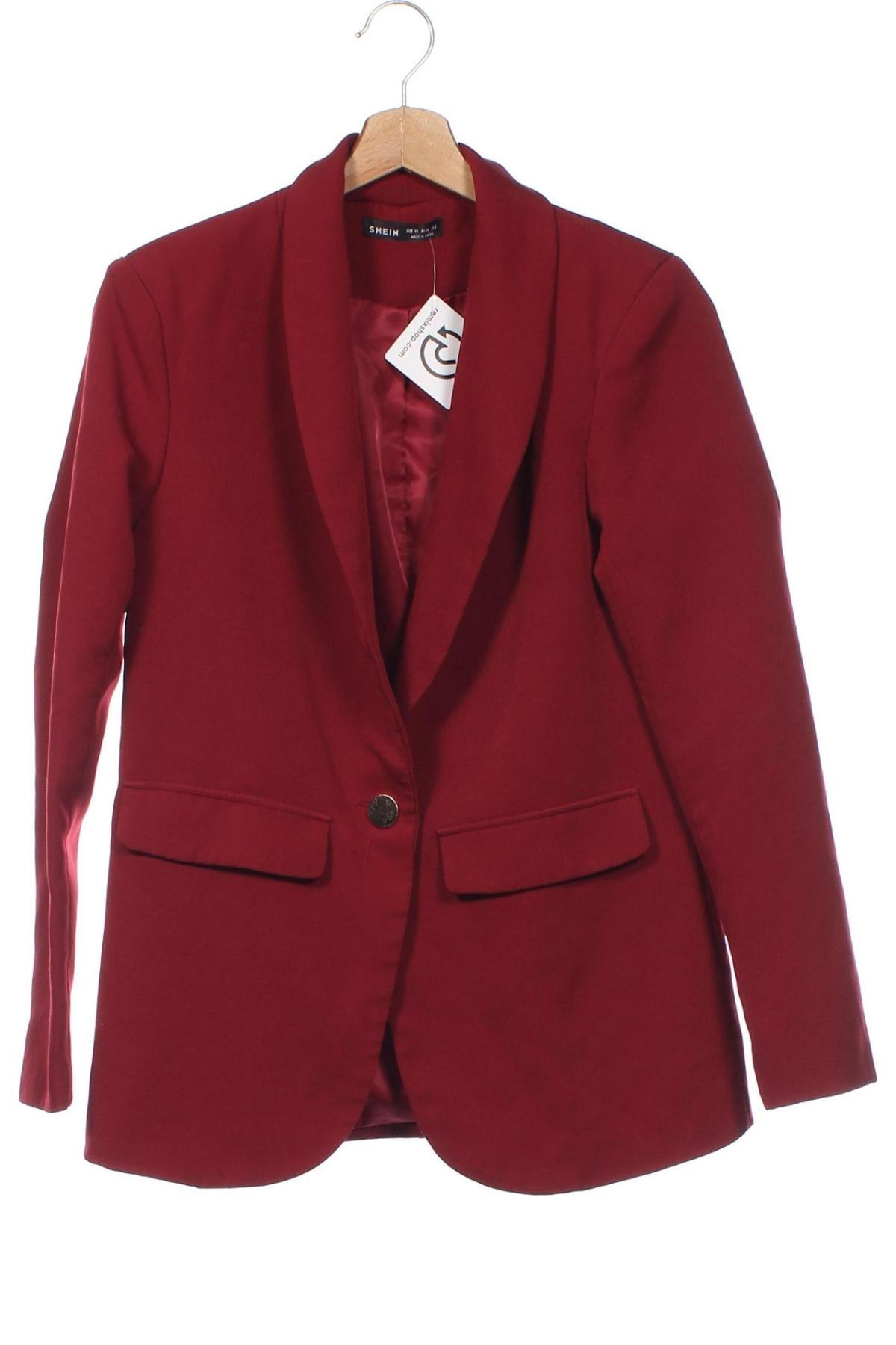 Damen Blazer SHEIN, Größe XS, Farbe Rot, Preis € 14,95