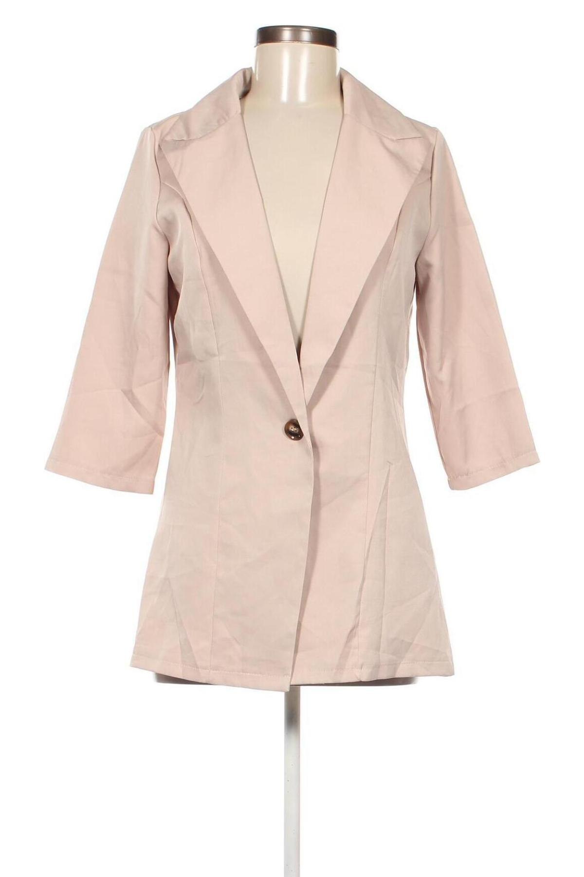 Γυναικείο σακάκι SHEIN, Μέγεθος M, Χρώμα  Μπέζ, Τιμή 6,81 €