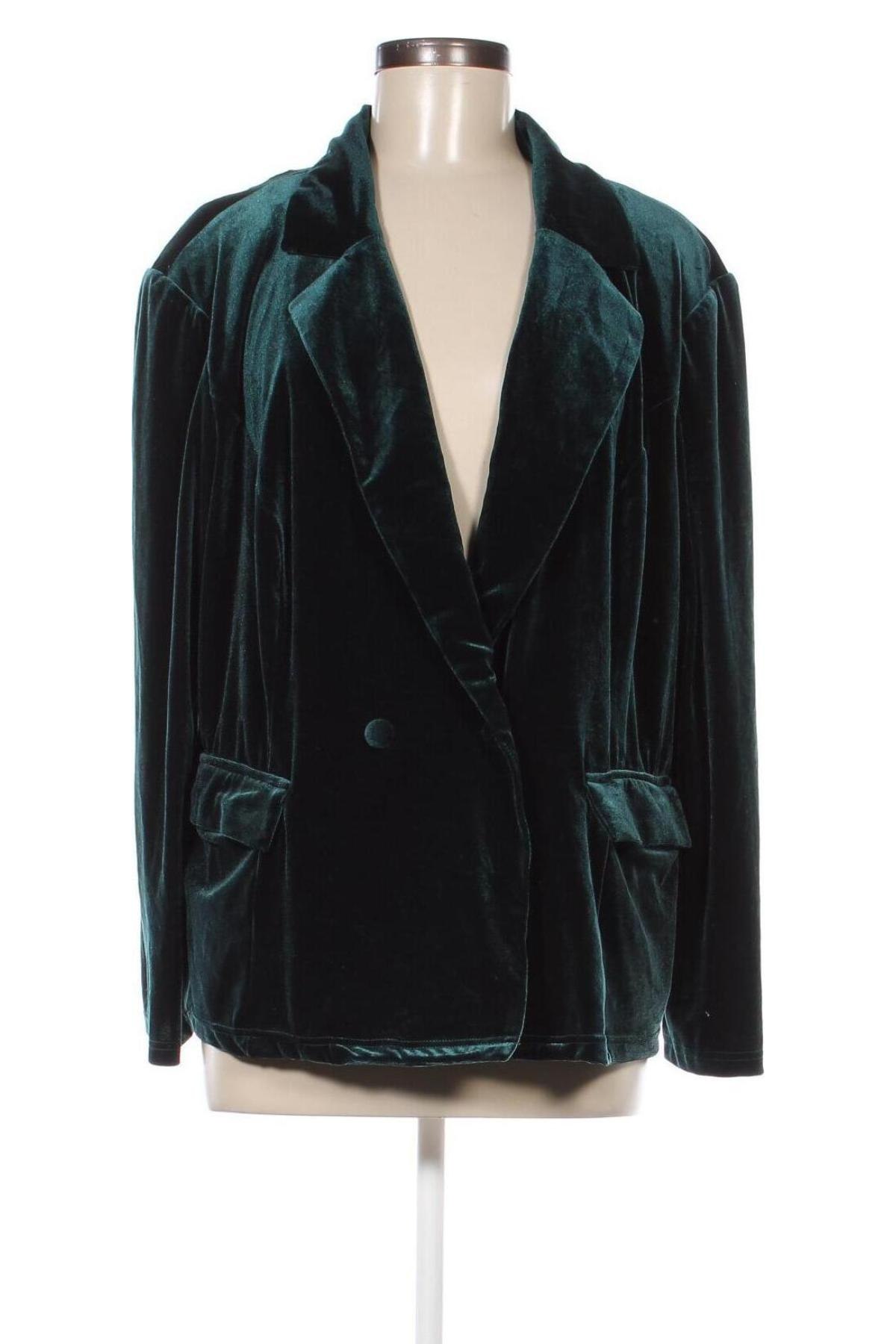 Damen Blazer SHEIN, Größe 3XL, Farbe Grün, Preis € 26,03