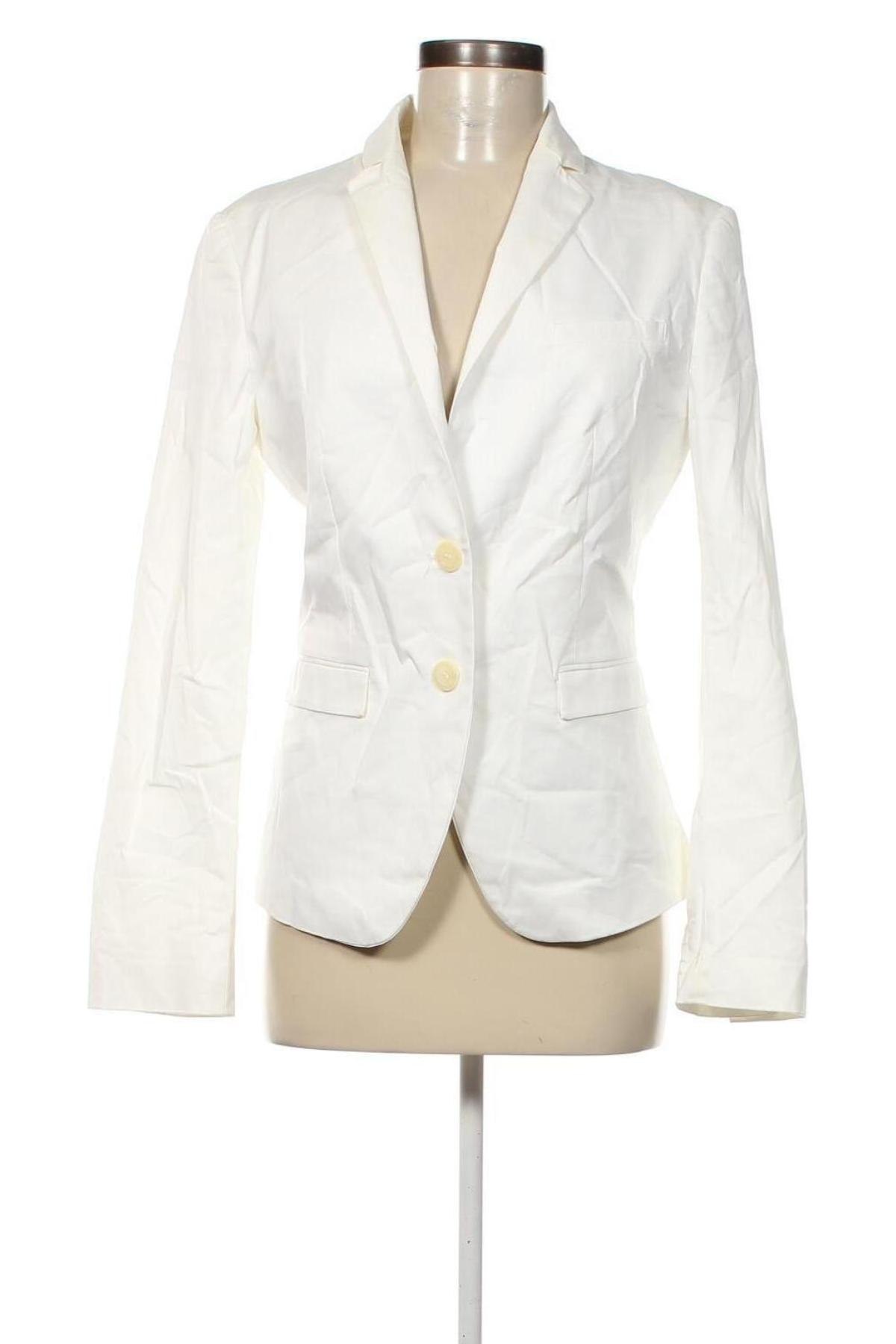 Γυναικείο σακάκι United Colors Of Benetton, Μέγεθος M, Χρώμα Λευκό, Τιμή 12,99 €