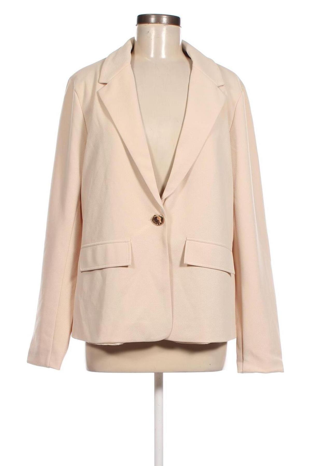 Дамско сако Vero Moda, Размер XL, Цвят Бежов, Цена 32,55 лв.