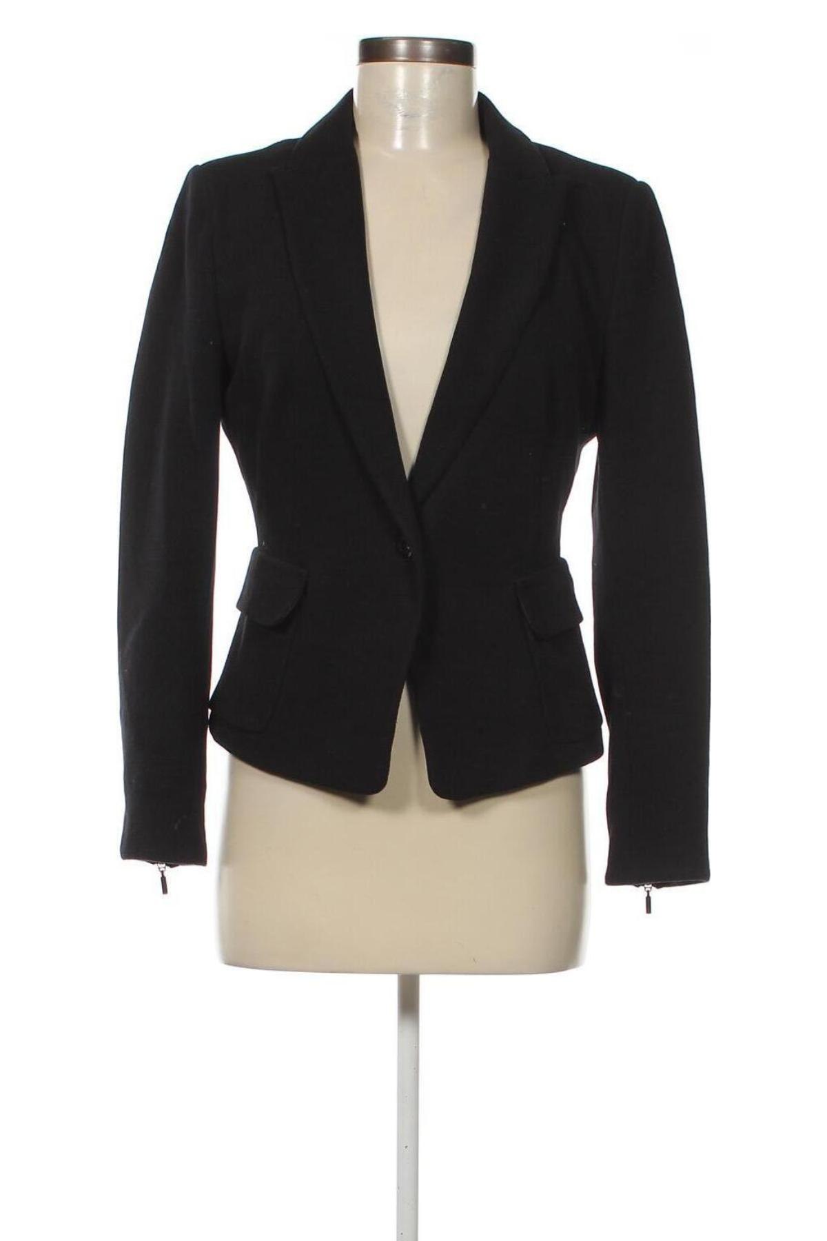 Damen Blazer Zara, Größe L, Farbe Schwarz, Preis 15,03 €