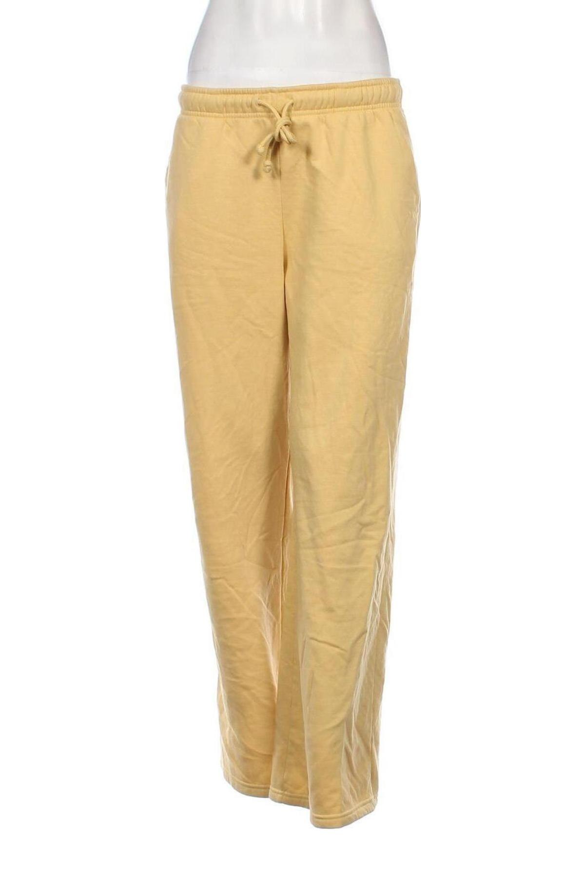 Γυναικείο αθλητικό παντελόνι, Μέγεθος M, Χρώμα Κίτρινο, Τιμή 8,07 €