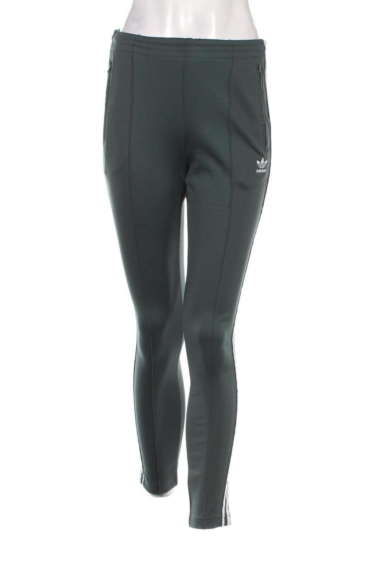 Pantaloni trening de femei Adidas, Mărime L, Culoare Verde, Preț 305,92 Lei