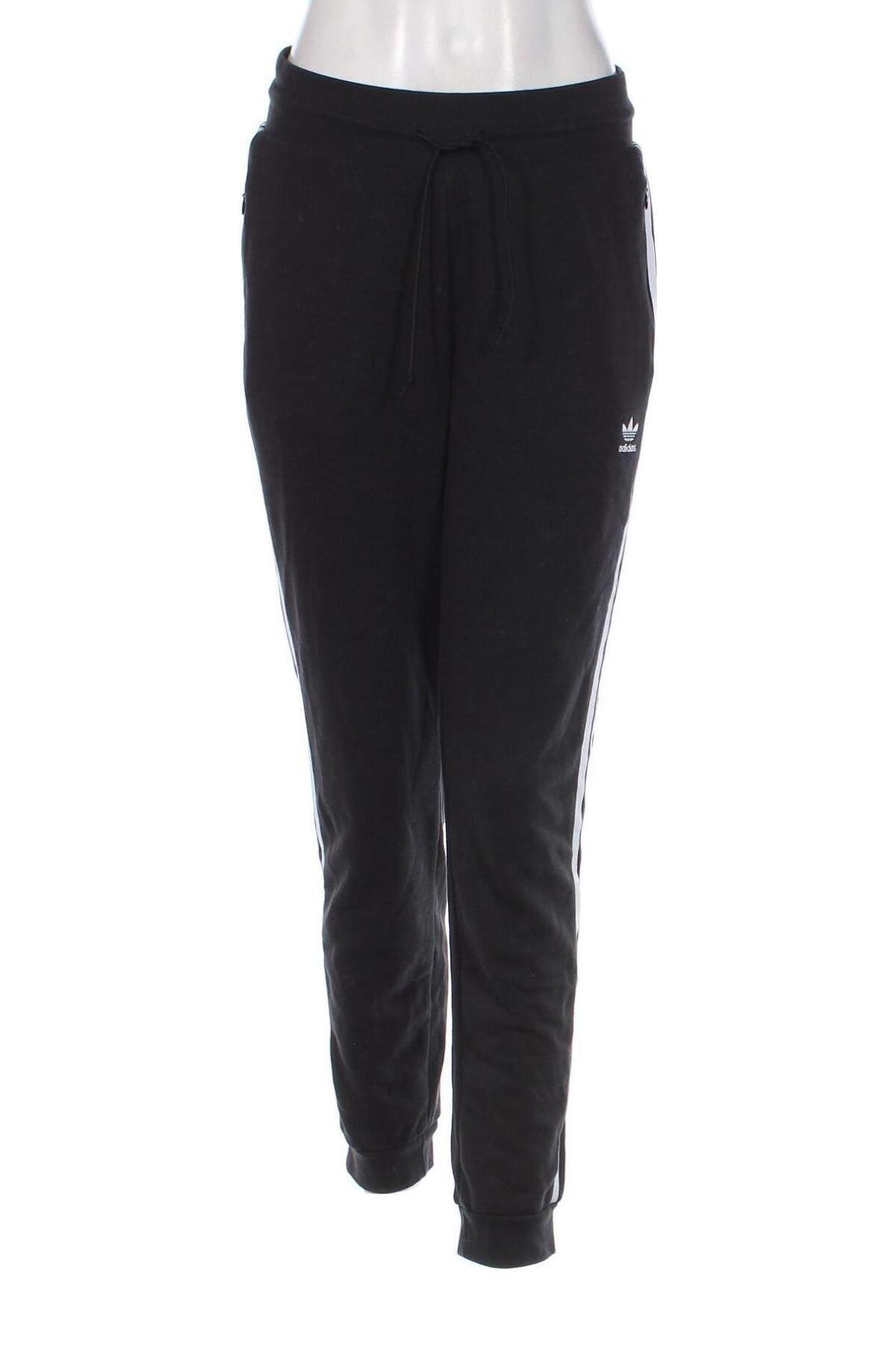 Γυναικείο αθλητικό παντελόνι Adidas, Μέγεθος M, Χρώμα Μαύρο, Τιμή 23,97 €