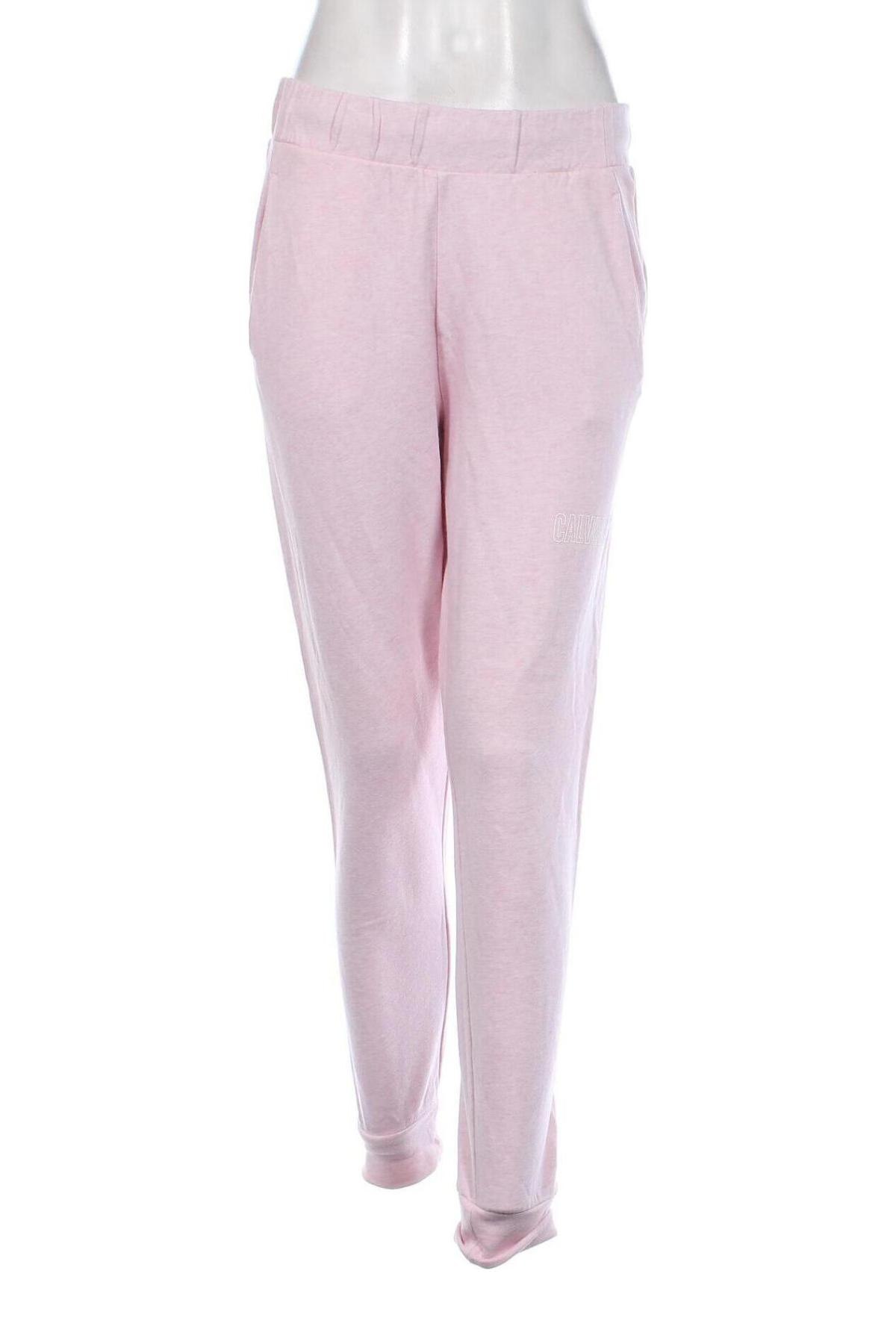 Γυναικείο αθλητικό παντελόνι Calvin Klein, Μέγεθος S, Χρώμα Ρόζ , Τιμή 37,15 €