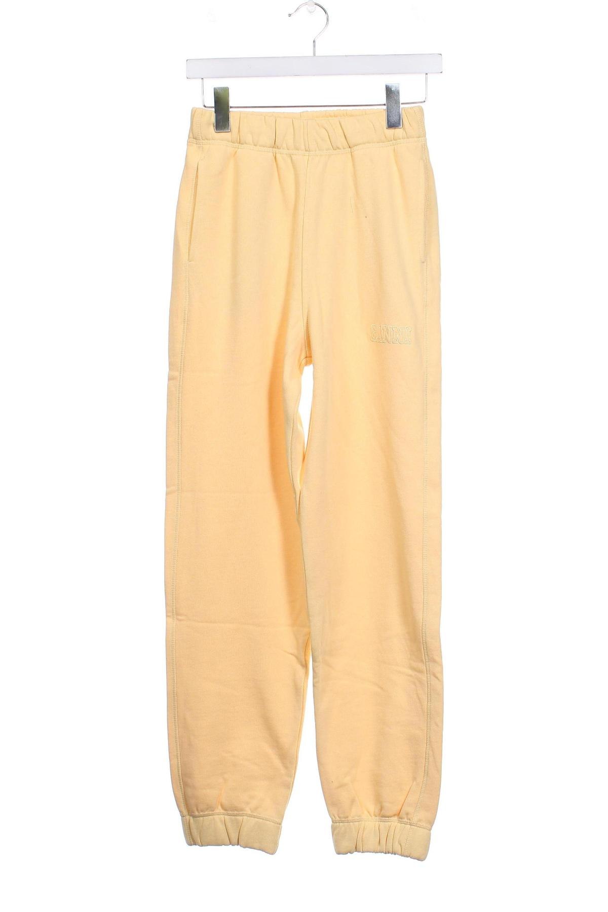 Damen Sporthose Ganni, Größe XS, Farbe Gelb, Preis € 15,19