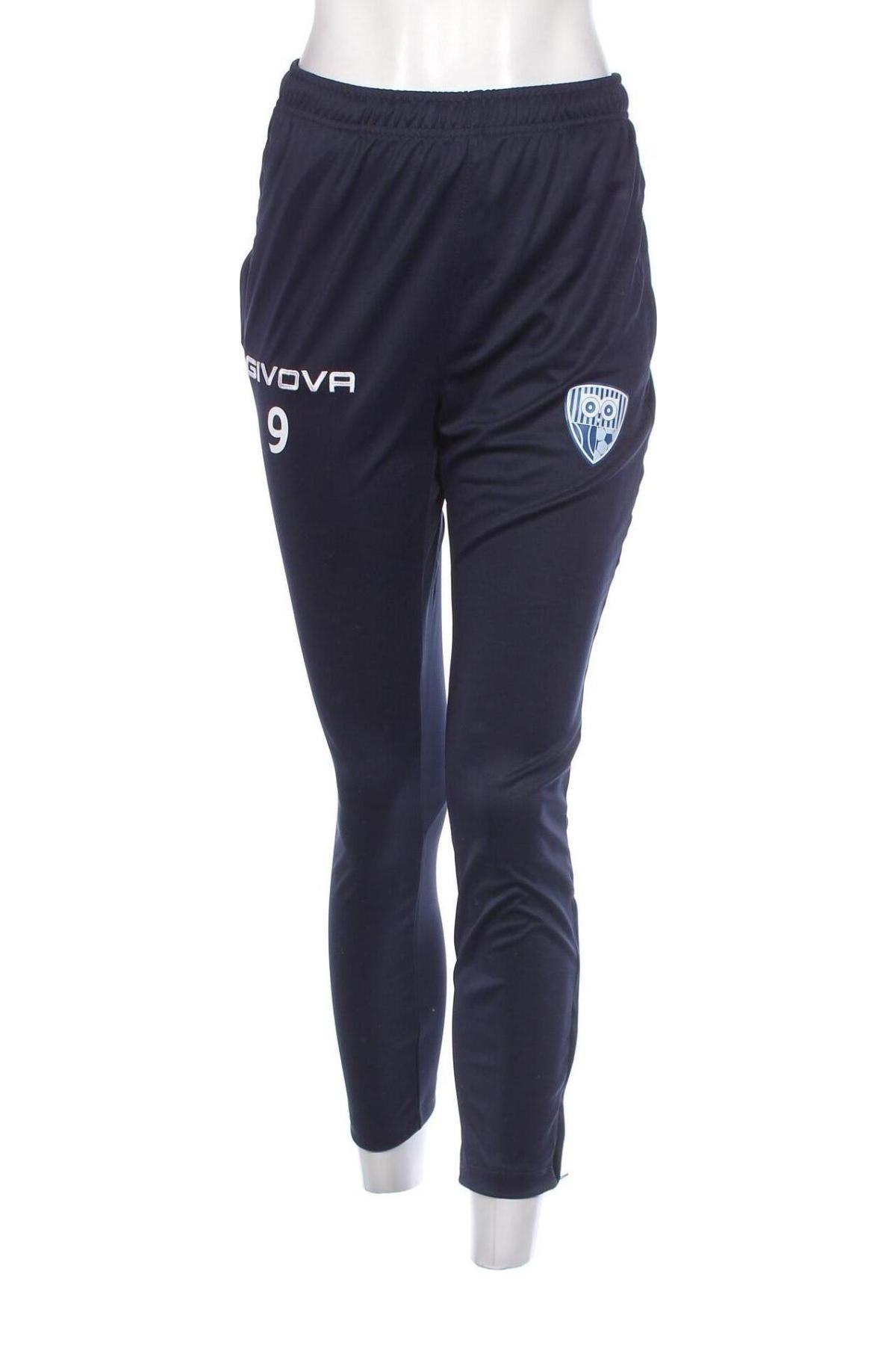 Γυναικείο αθλητικό παντελόνι Givova, Μέγεθος S, Χρώμα Μπλέ, Τιμή 7,11 €