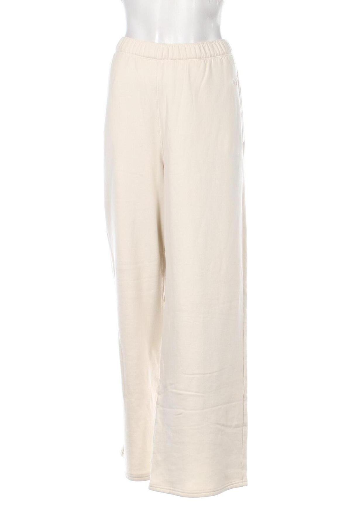 Γυναικείο αθλητικό παντελόνι Hollister, Μέγεθος L, Χρώμα Εκρού, Τιμή 31,96 €