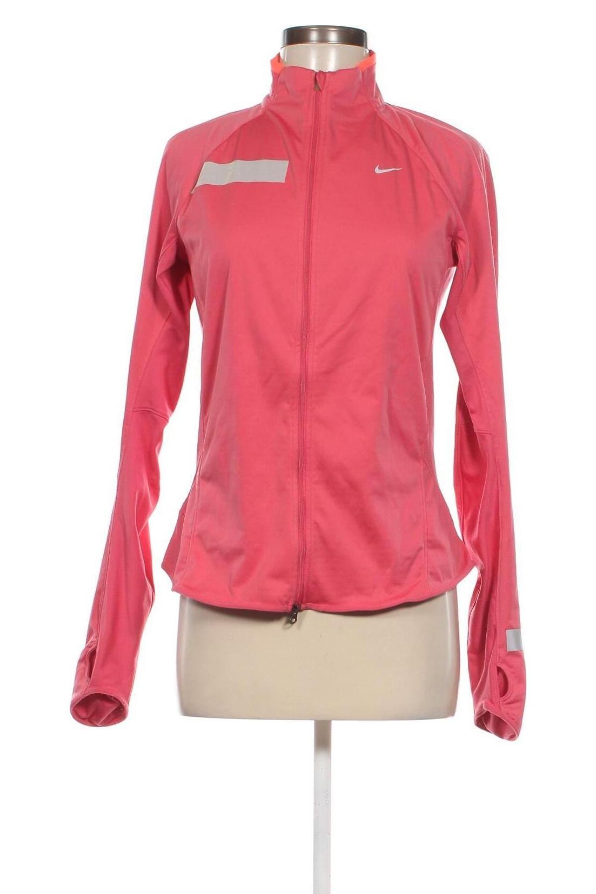 Дамско спортно горнище Nike, Размер M, Цвят Розов, Цена 43,20 лв.