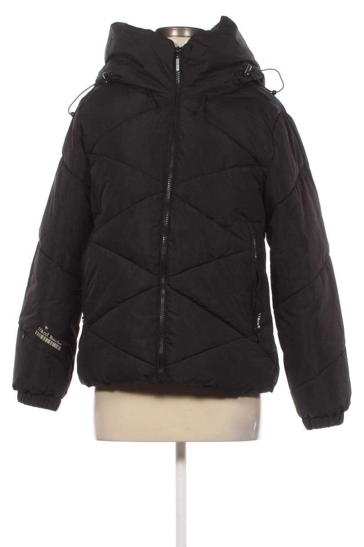 Γυναικείο μπουφάν 17 & Co., Μέγεθος M, Χρώμα Μαύρο, Τιμή 24,40 €