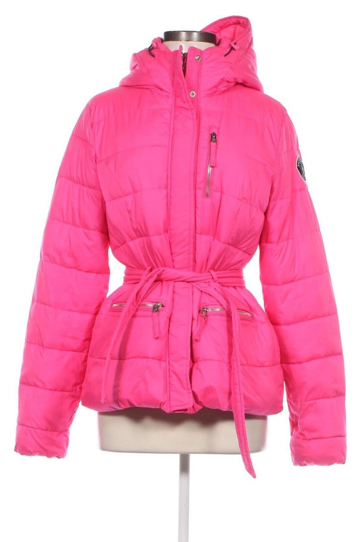 Γυναικείο μπουφάν Abercrombie & Fitch, Μέγεθος L, Χρώμα Ρόζ , Τιμή 46,64 €