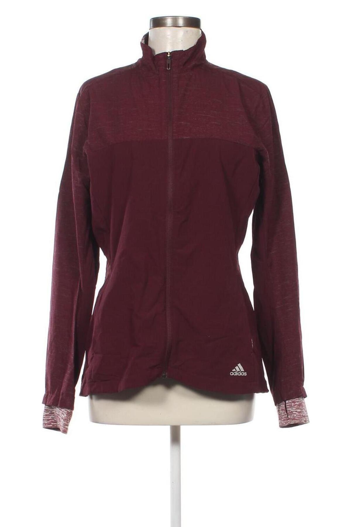 Damenjacke Adidas, Größe L, Farbe Rot, Preis 16,29 €