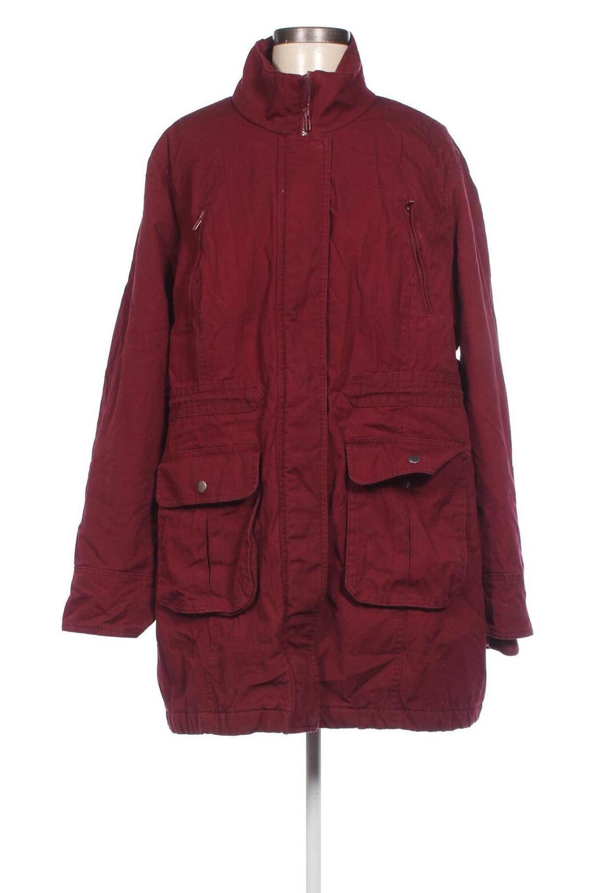 Γυναικείο μπουφάν Bpc Bonprix Collection, Μέγεθος 3XL, Χρώμα Κόκκινο, Τιμή 19,73 €