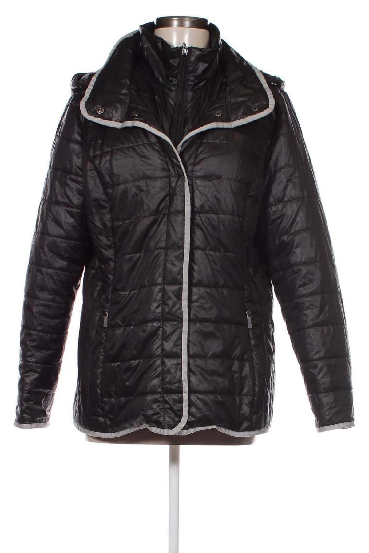 Γυναικείο μπουφάν Denim&Co., Μέγεθος L, Χρώμα Μαύρο, Τιμή 18,30 €