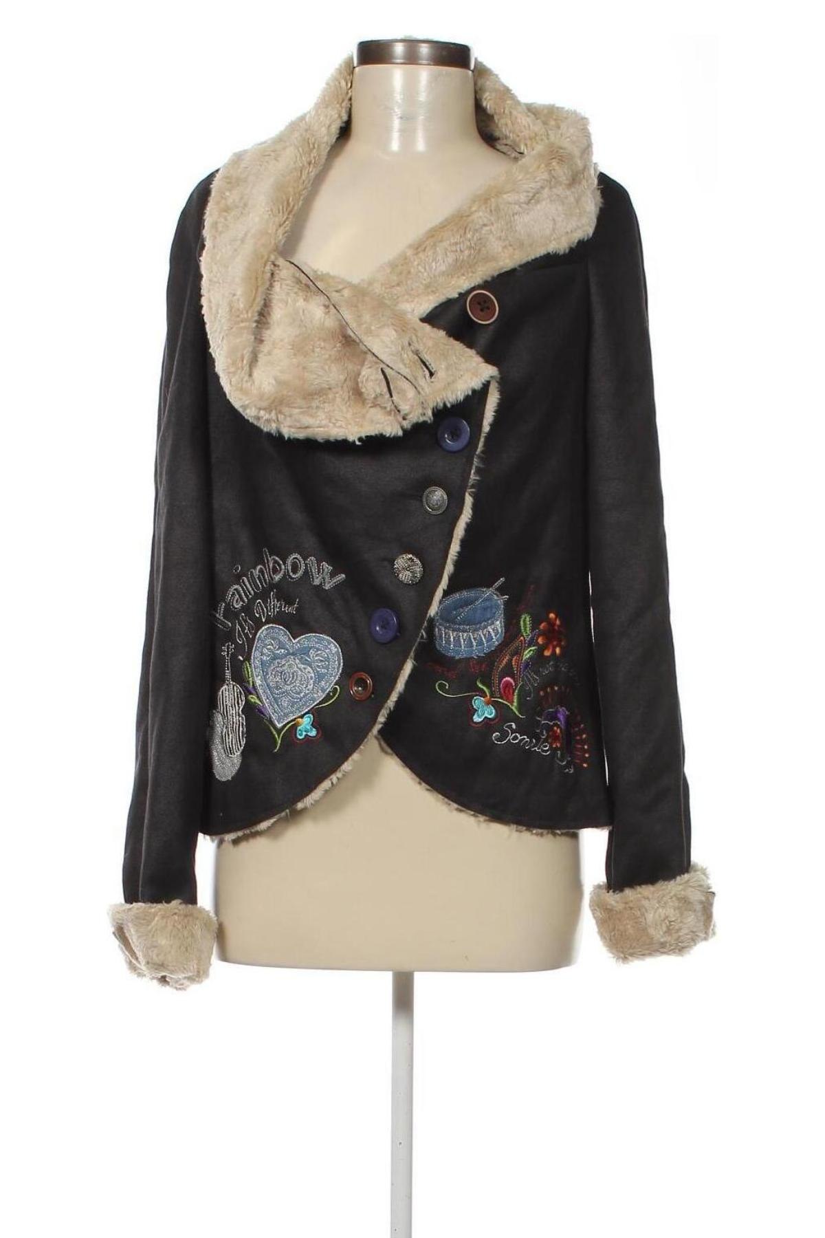 Damenjacke Desigual, Größe L, Farbe Schwarz, Preis 80,72 €