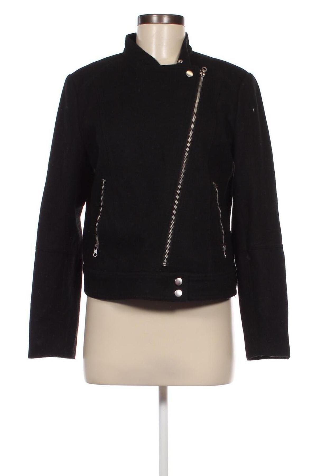 Γυναικείο μπουφάν H&M, Μέγεθος M, Χρώμα Μαύρο, Τιμή 19,38 €