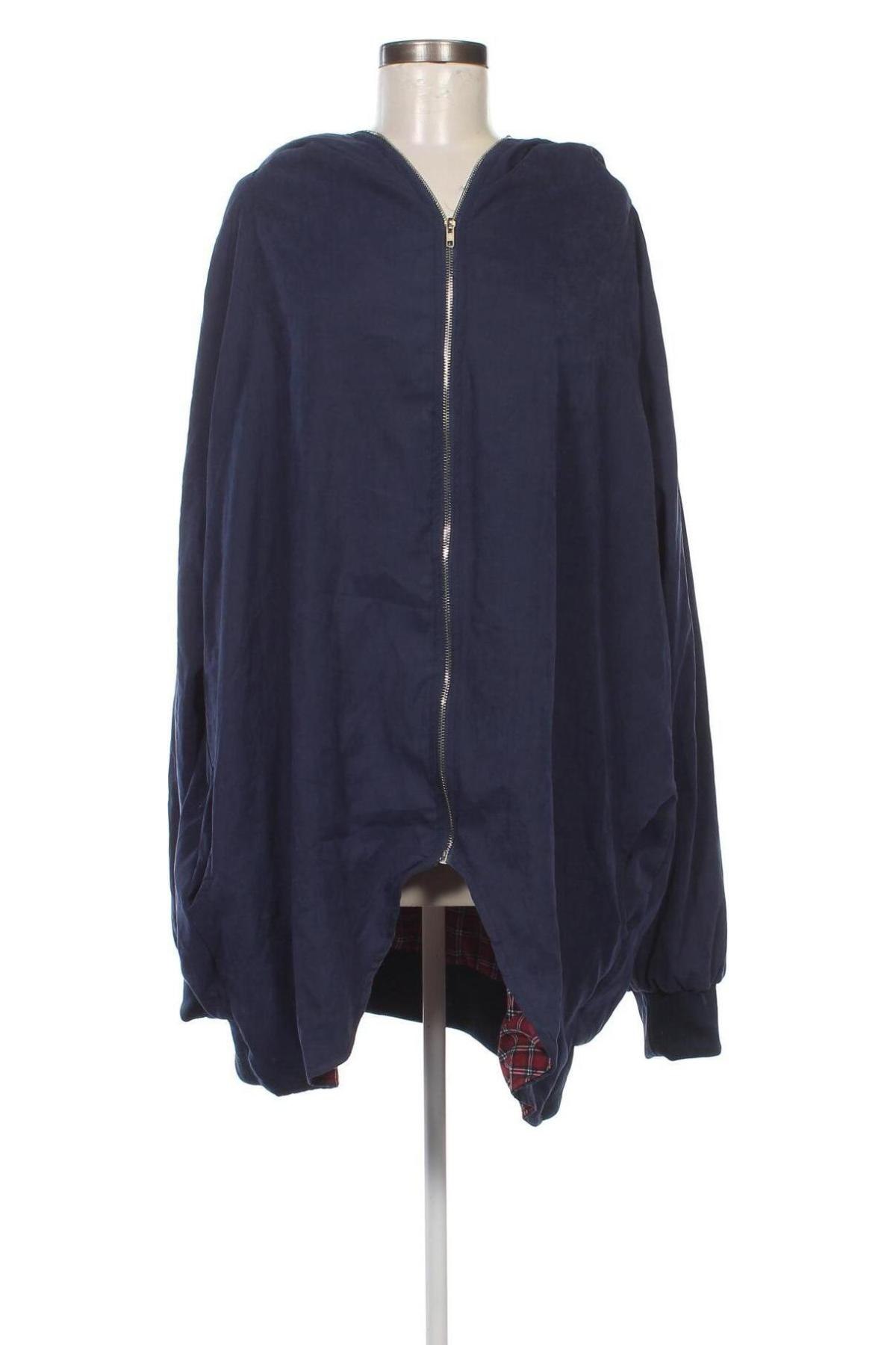 Γυναικείο μπουφάν Lesara, Μέγεθος 3XL, Χρώμα Μπλέ, Τιμή 25,24 €