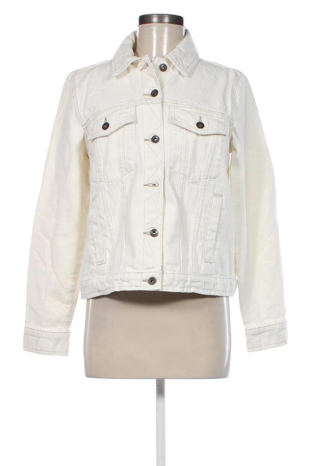 Γυναικείο μπουφάν Marks & Spencer, Μέγεθος M, Χρώμα Εκρού, Τιμή 39,69 €