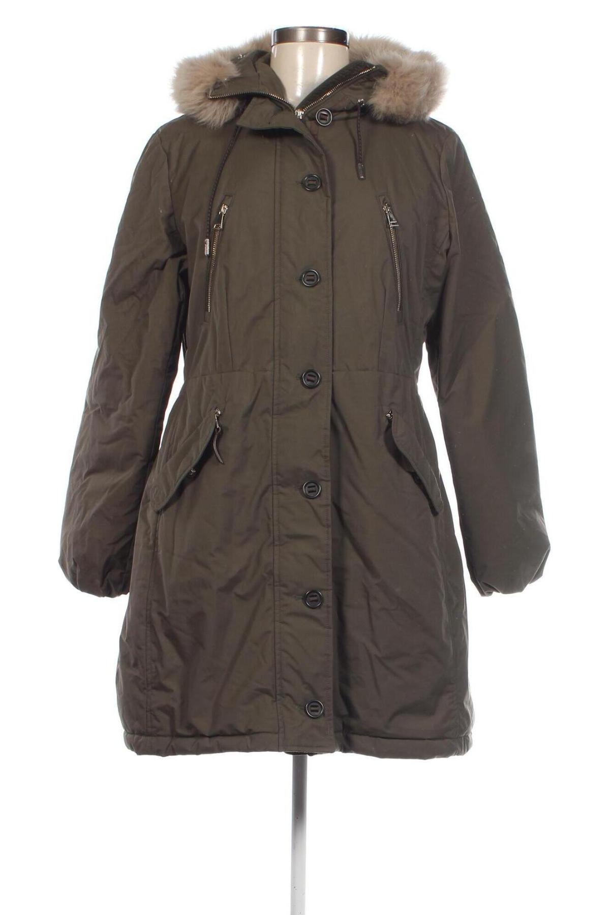 Dámska bunda  Massimo Dutti, Veľkosť XL, Farba Zelená, Cena  65,77 €