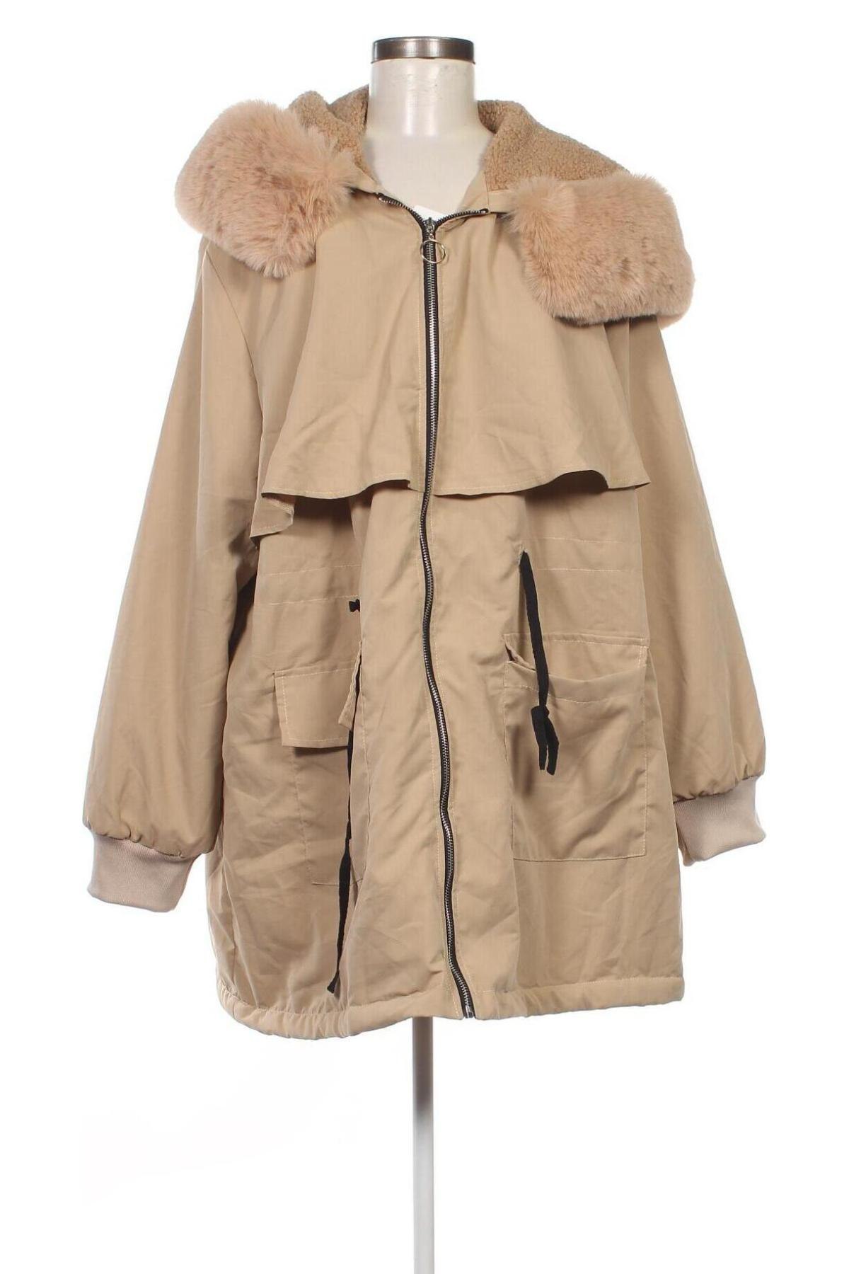 Damenjacke SHEIN, Größe 3XL, Farbe Beige, Preis € 22,20